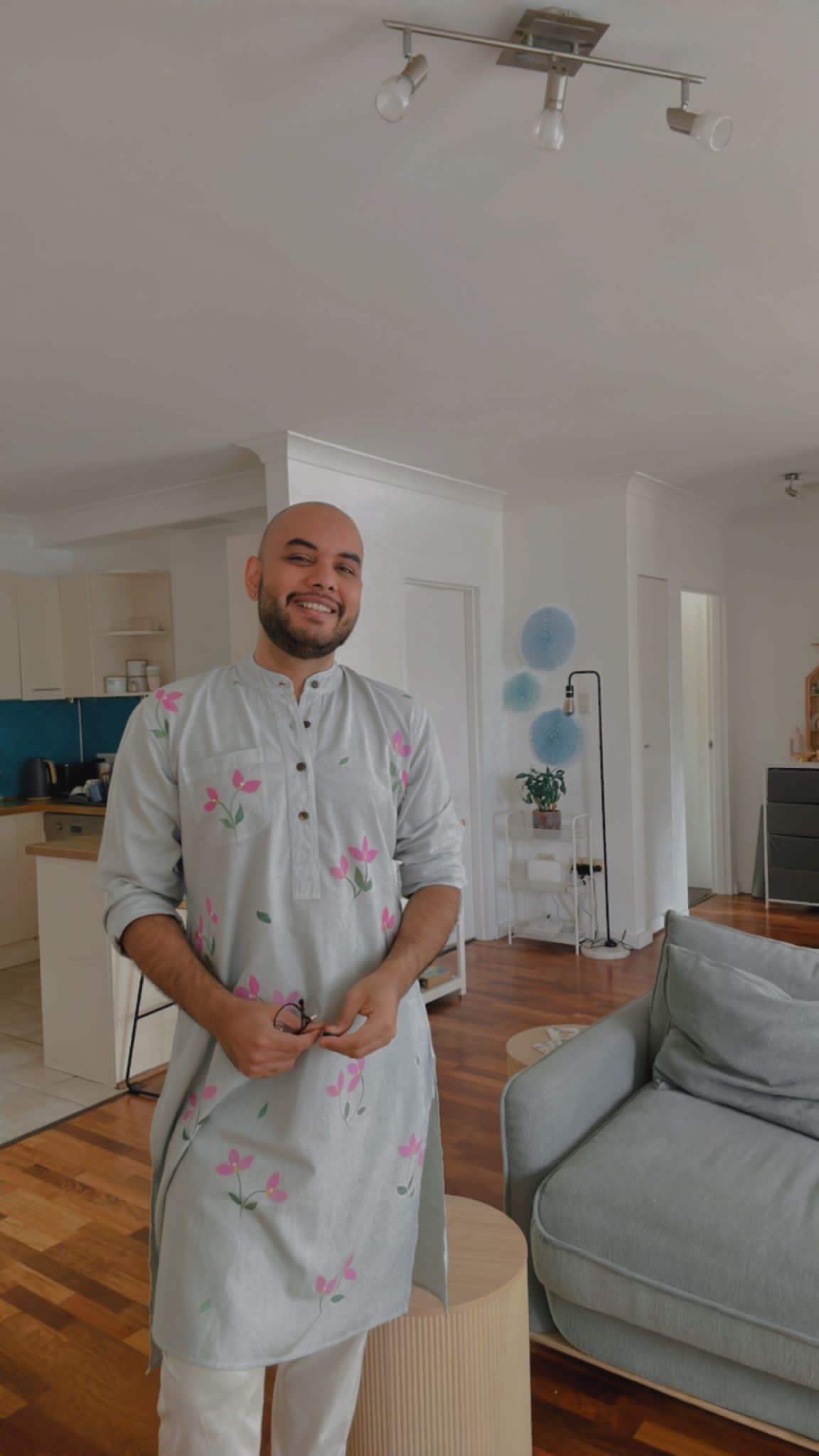 Bougainvillea Men’s Kurta