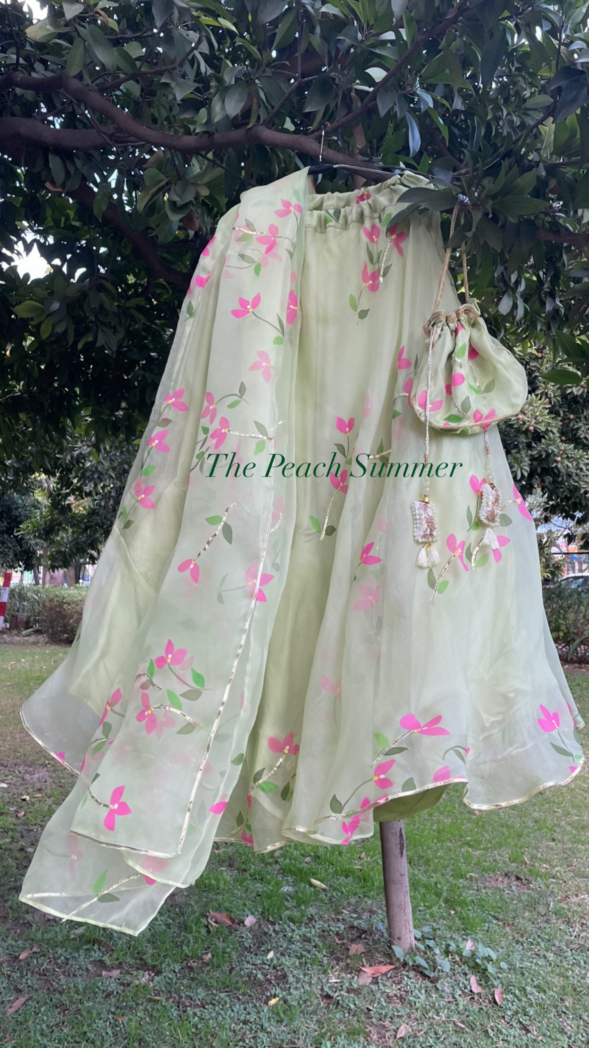 Bougainvilleas Lehenga