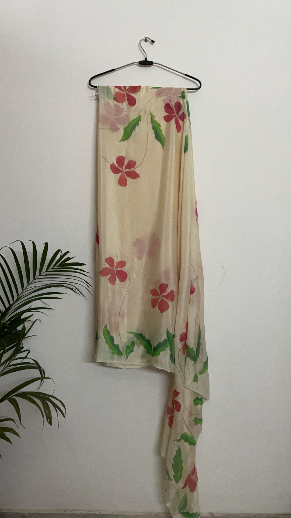 The Hibiscus Flower Saree