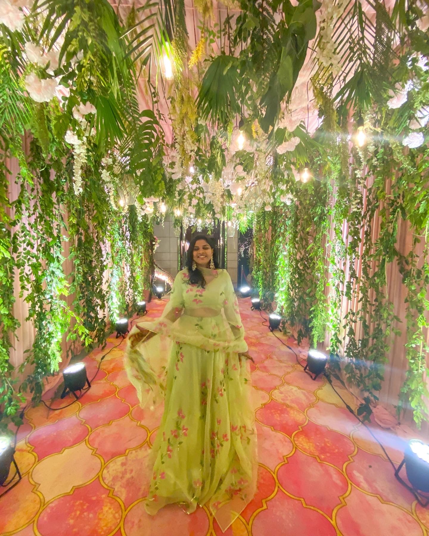 Bougainvilleas Lehenga