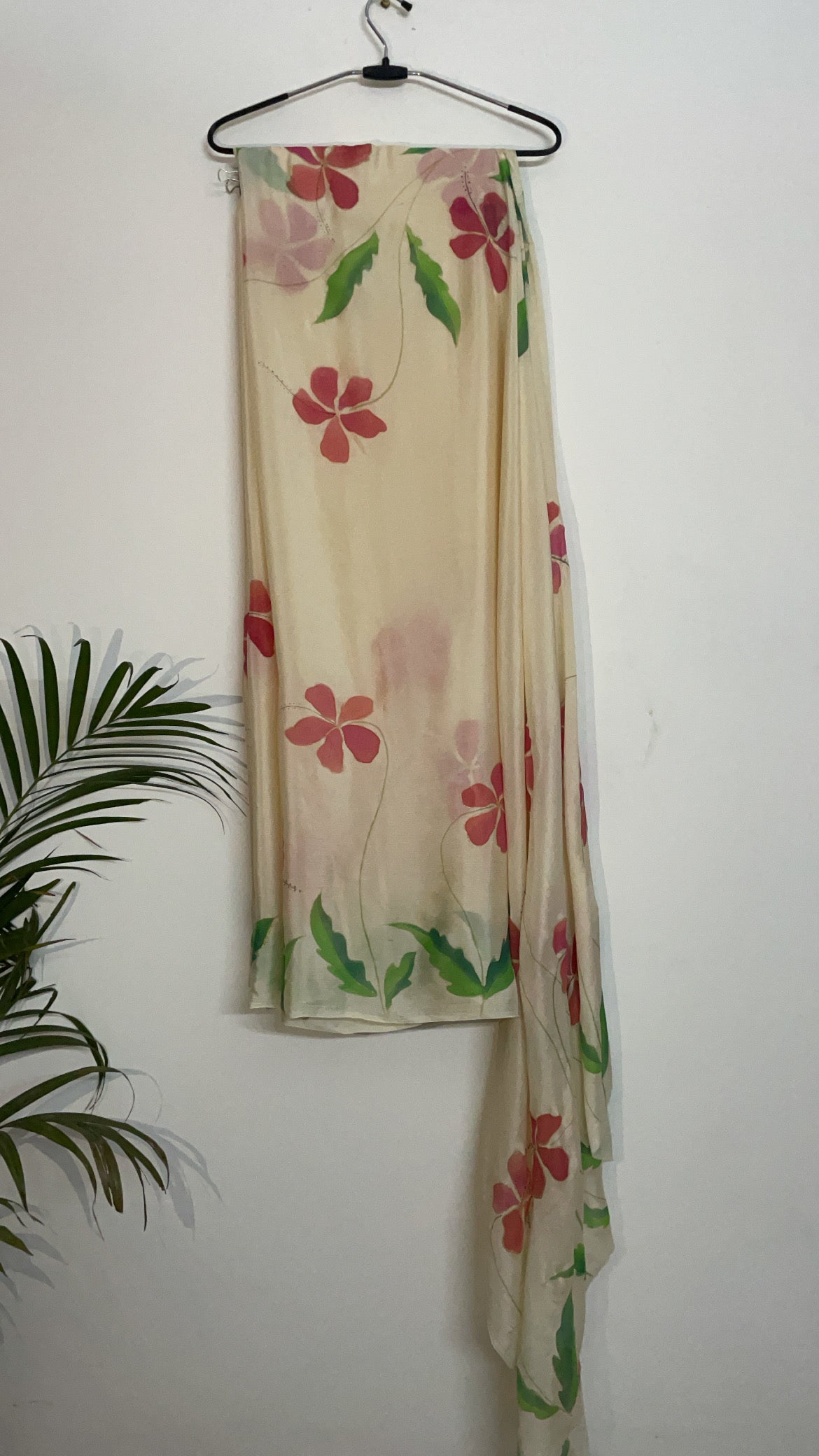 The Hibiscus Flower Saree