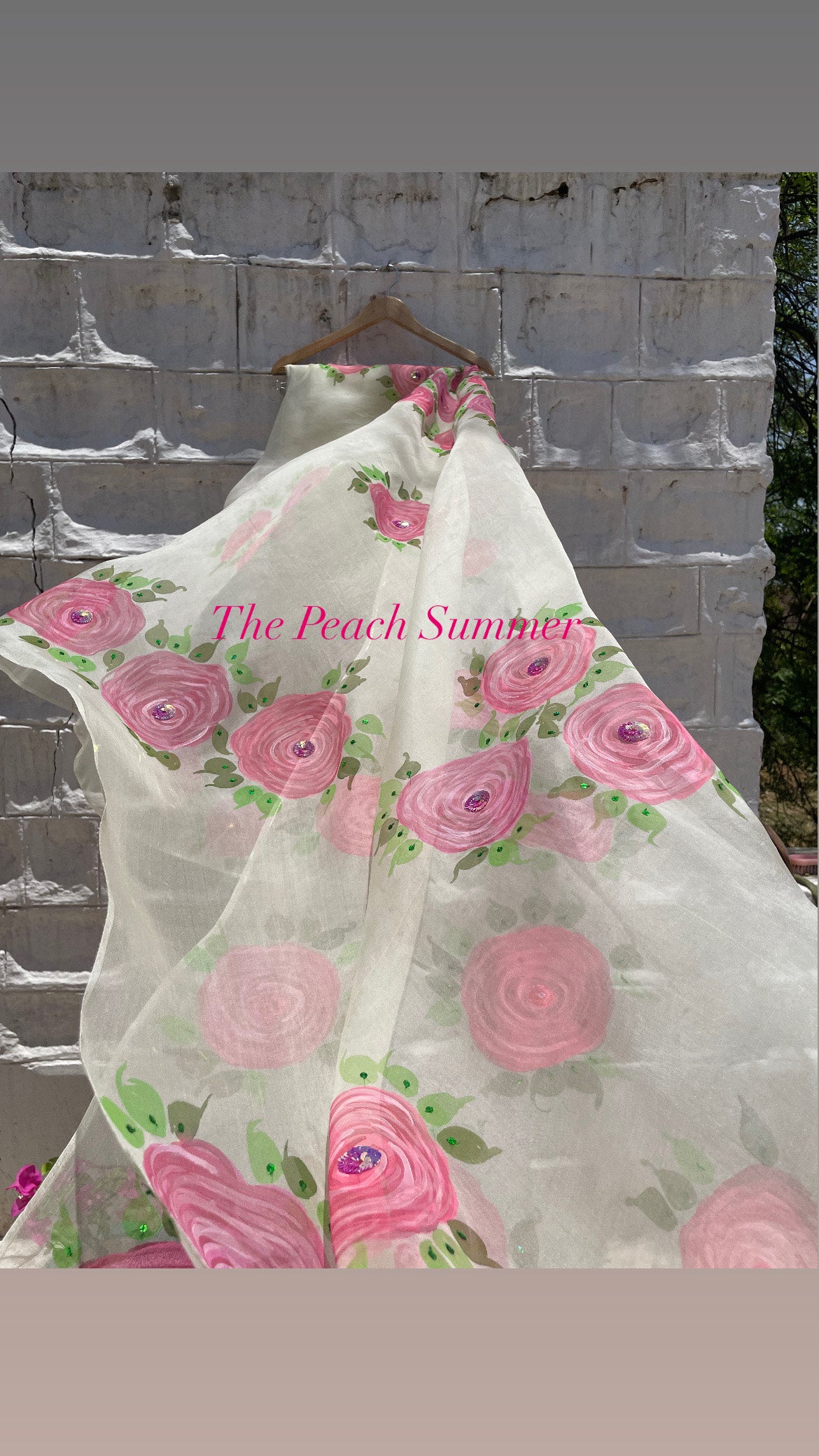 Roses Organza Saree