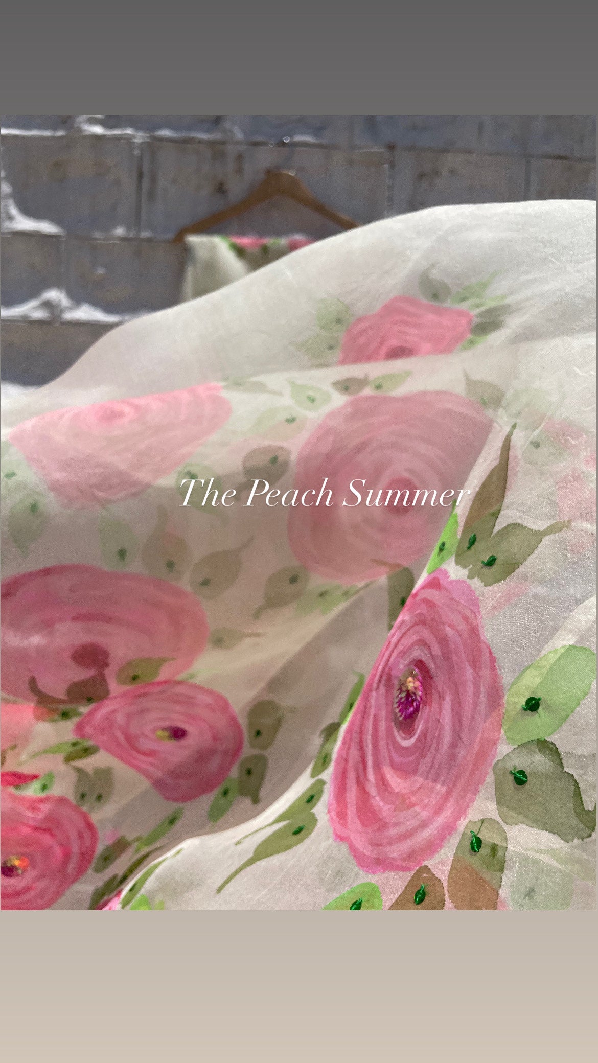 Roses Organza Saree