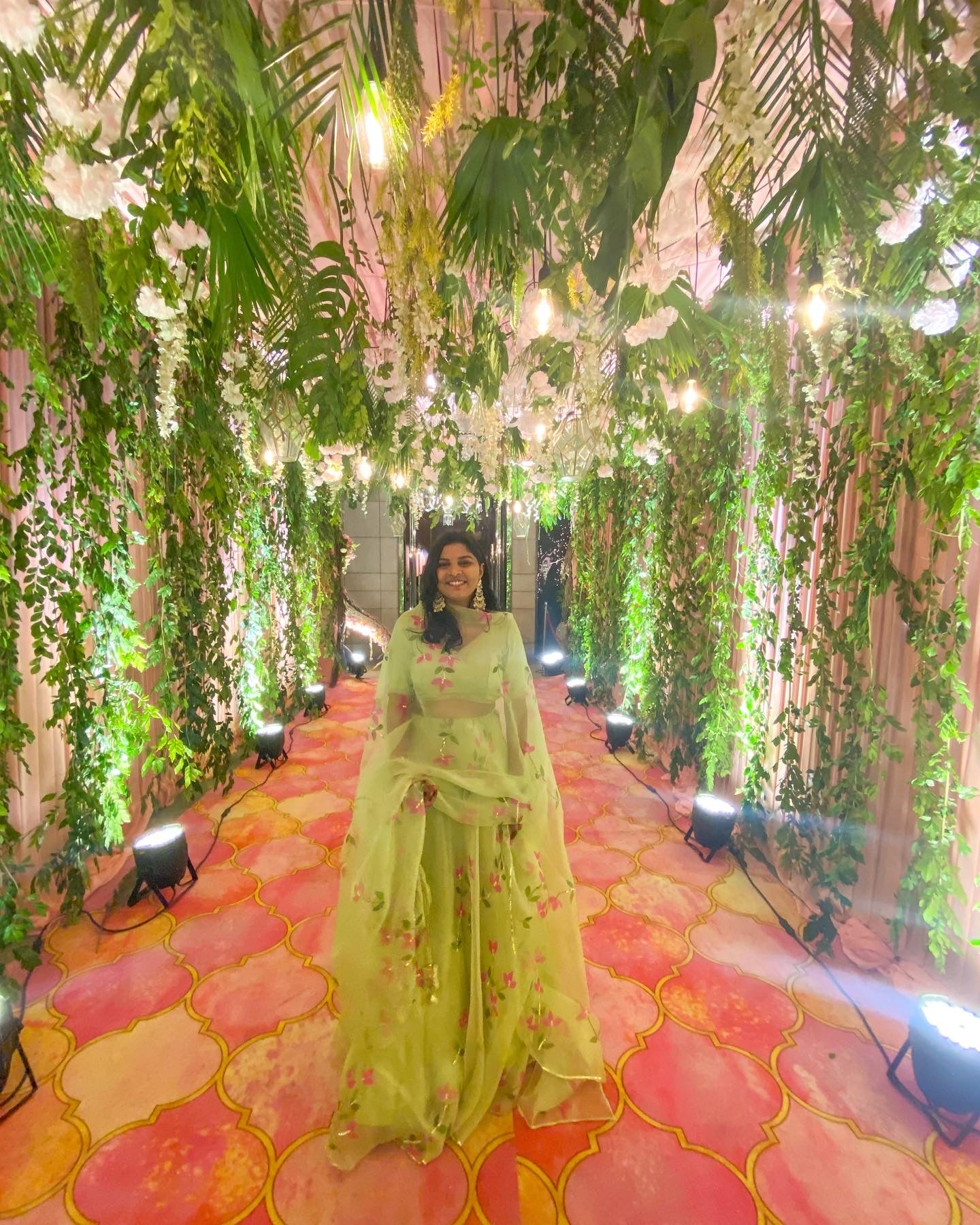 Bougainvilleas Lehenga
