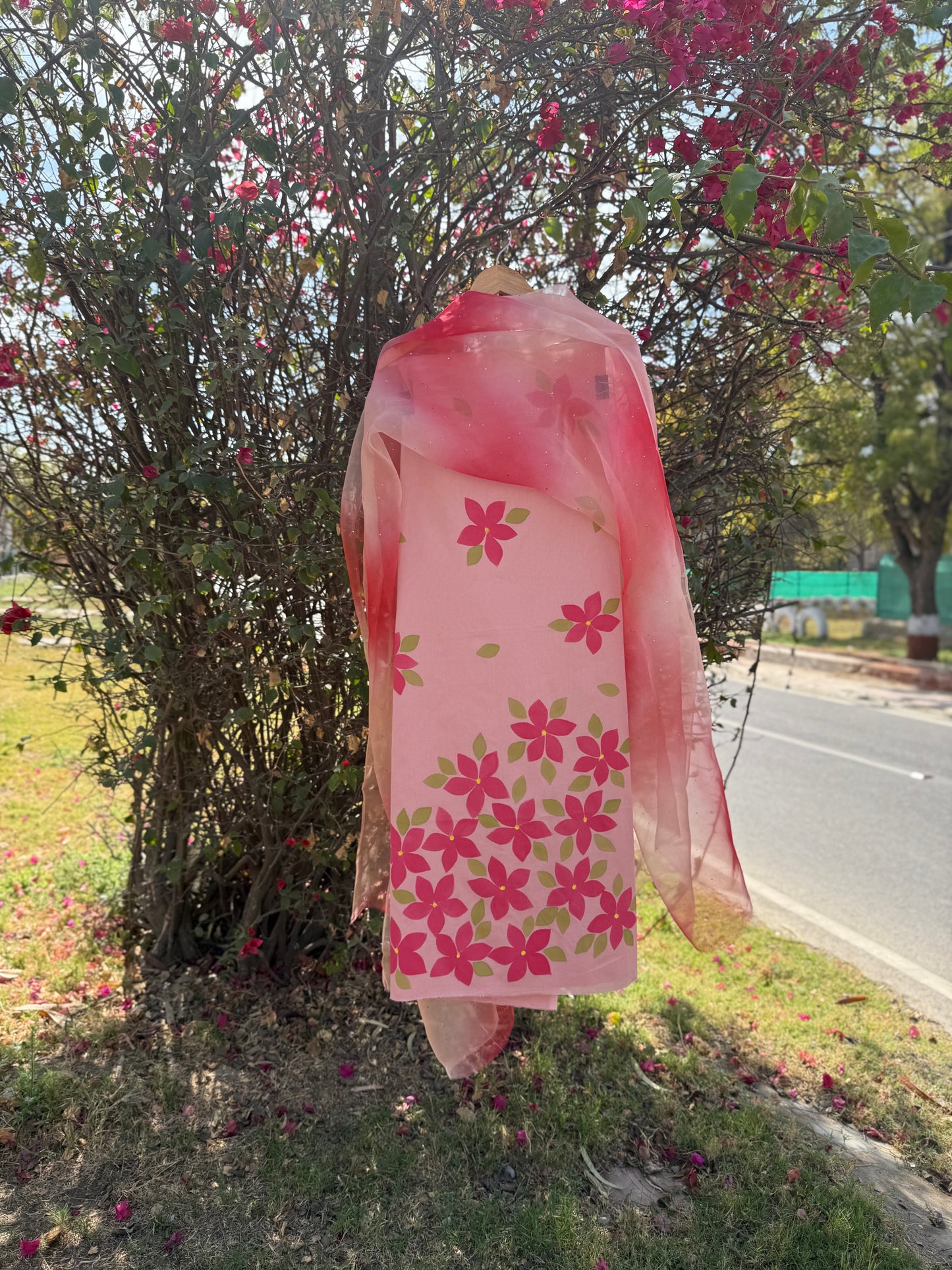 Plumeria Cotton Suit