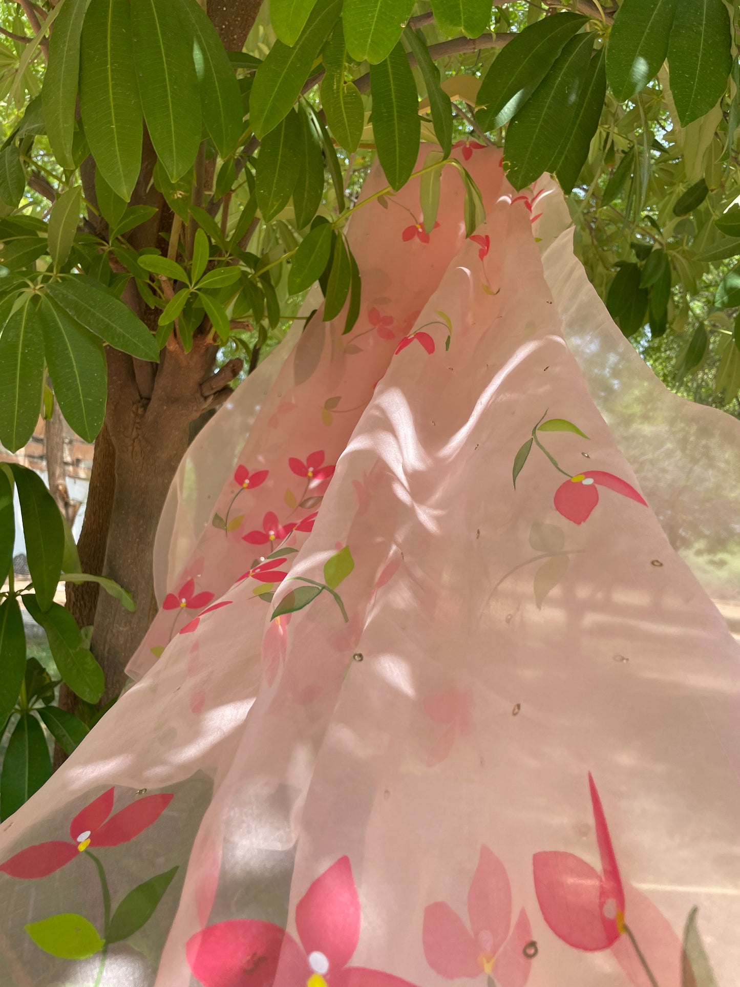 Bougainvillea Organza Saree