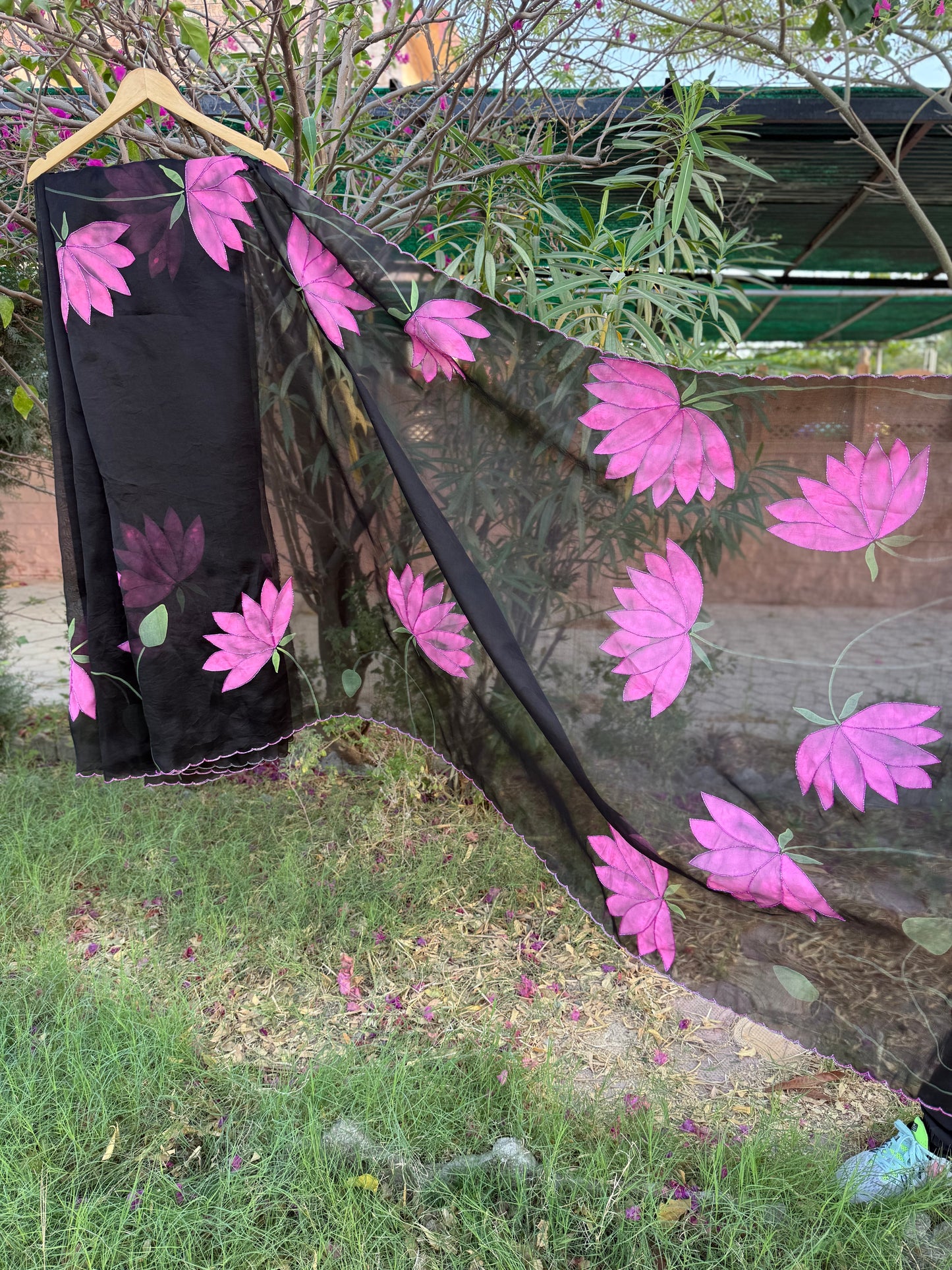 Lotus Organza Saree