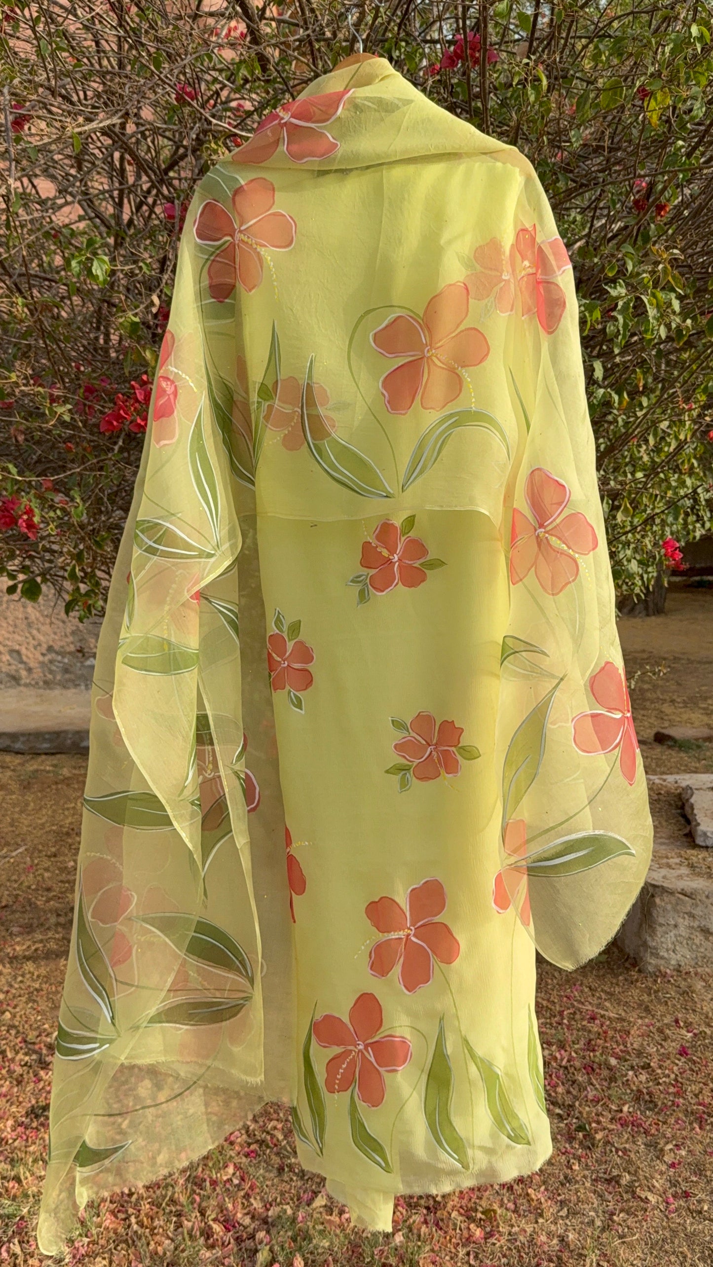 Hibiscus Chiffon Suit