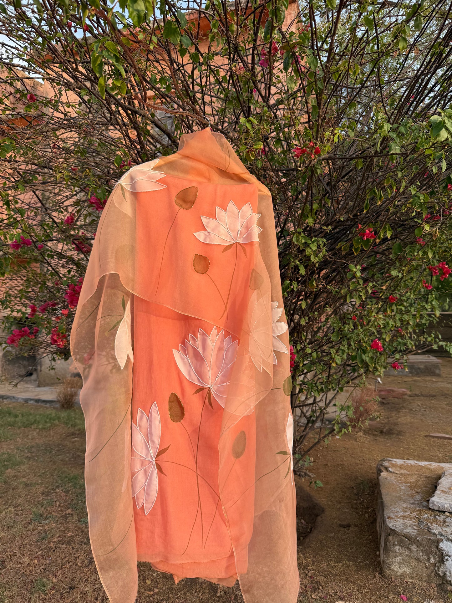 Lotus Chiffon Suit