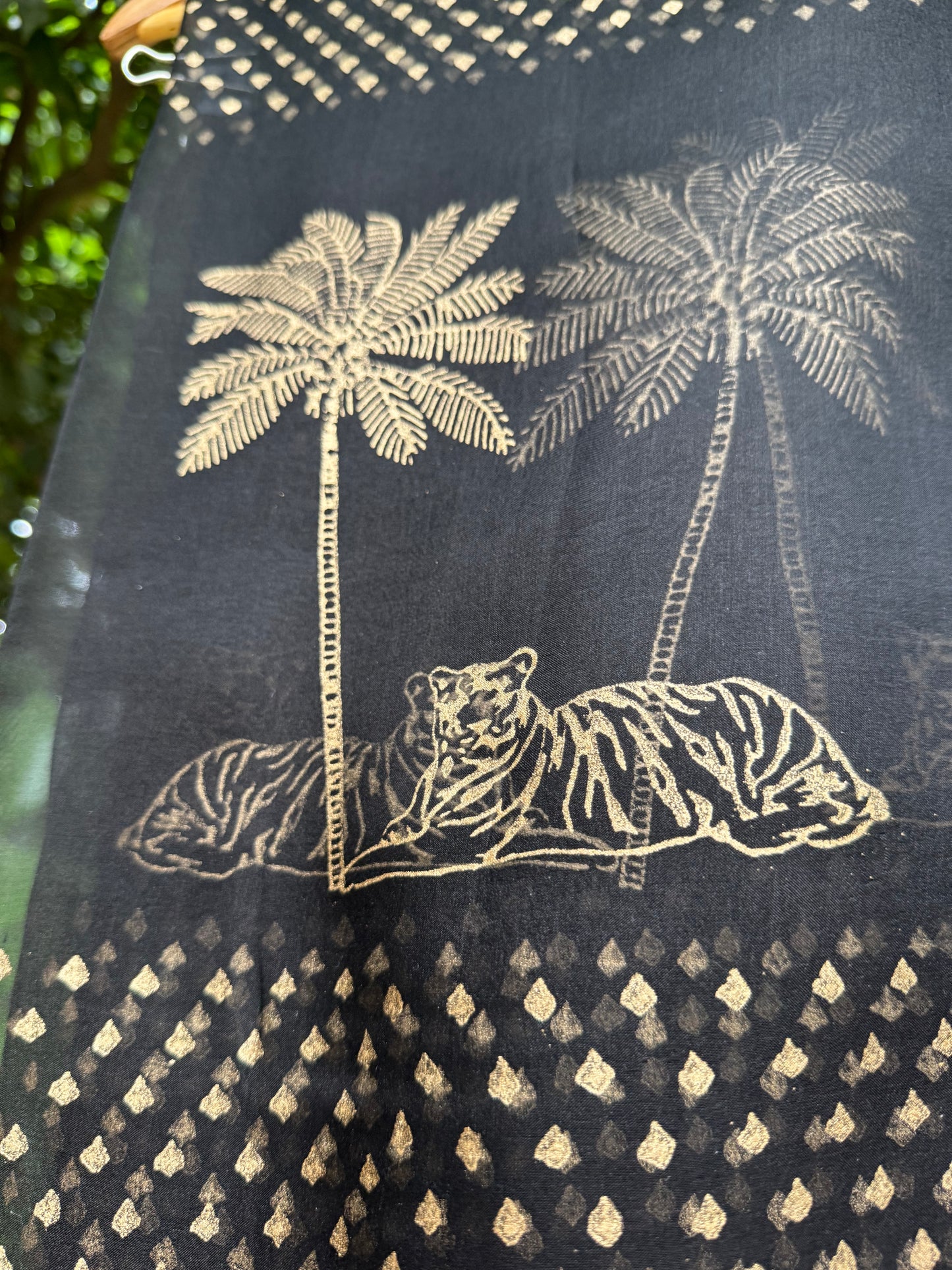 Tiger & Tree Organza Saree