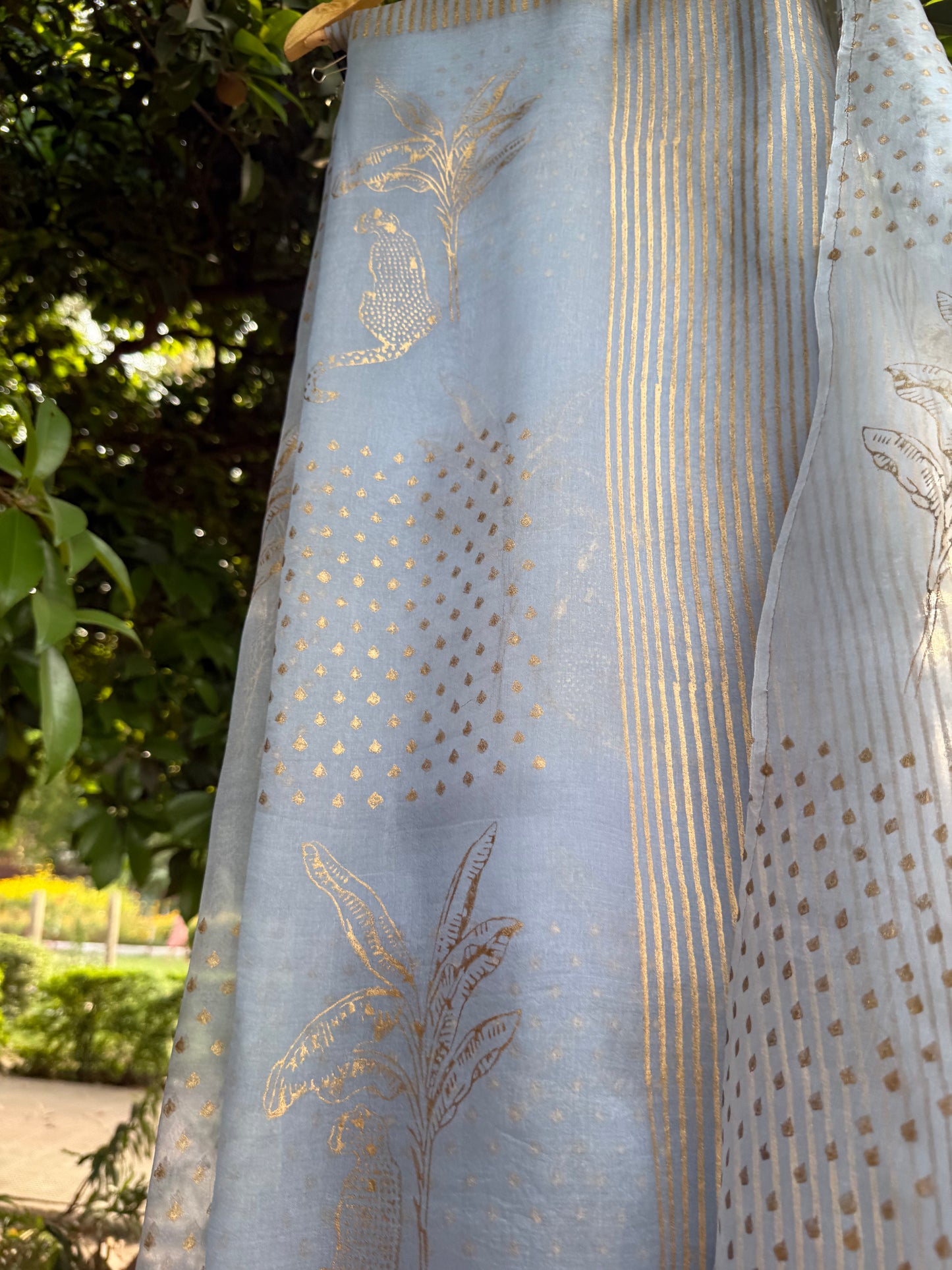 Tiger & Tree Organza Saree