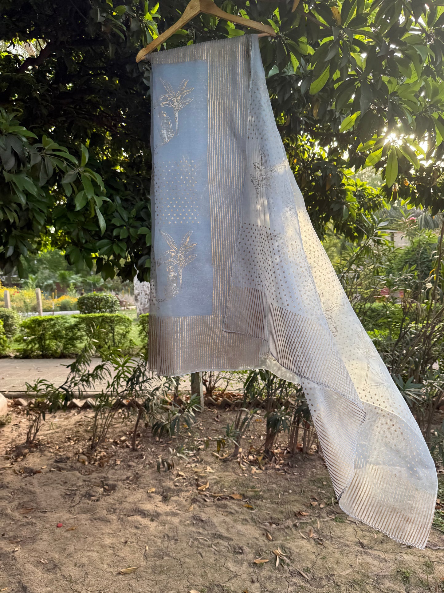 Tiger & Tree Organza Saree