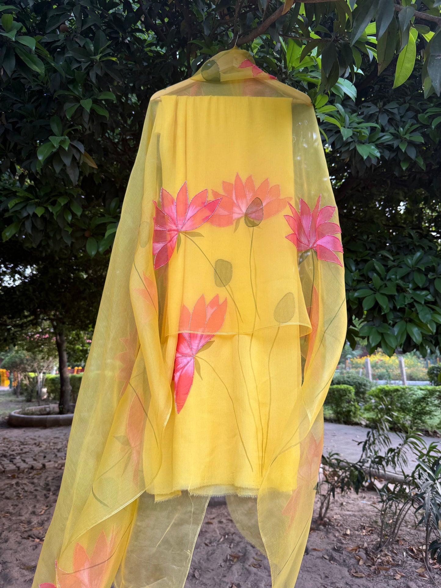 Lotus Chiffon Suit