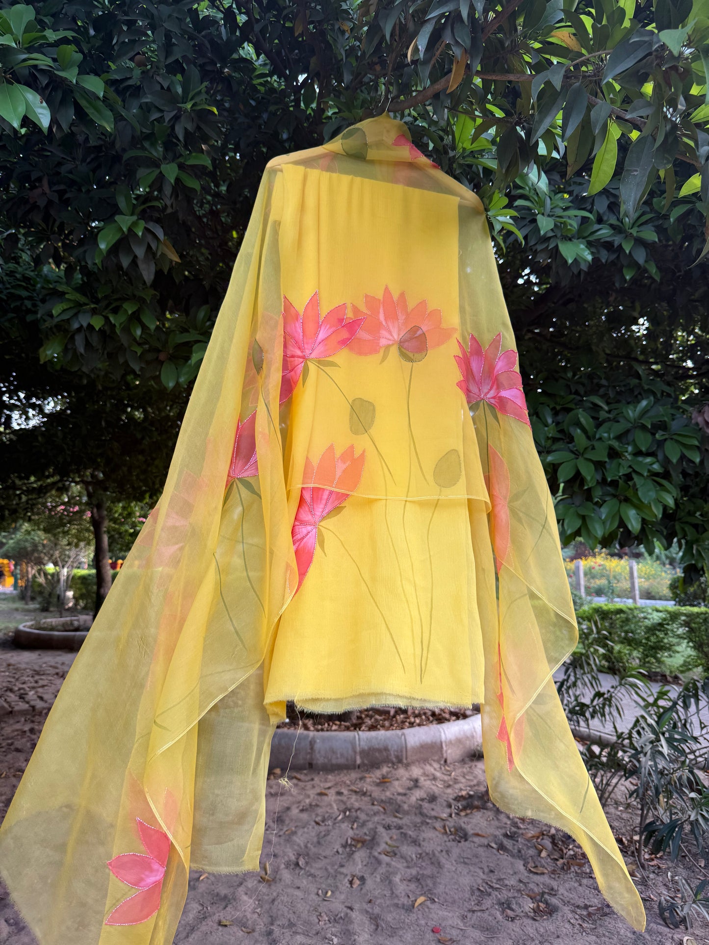 Lotus Chiffon Suit
