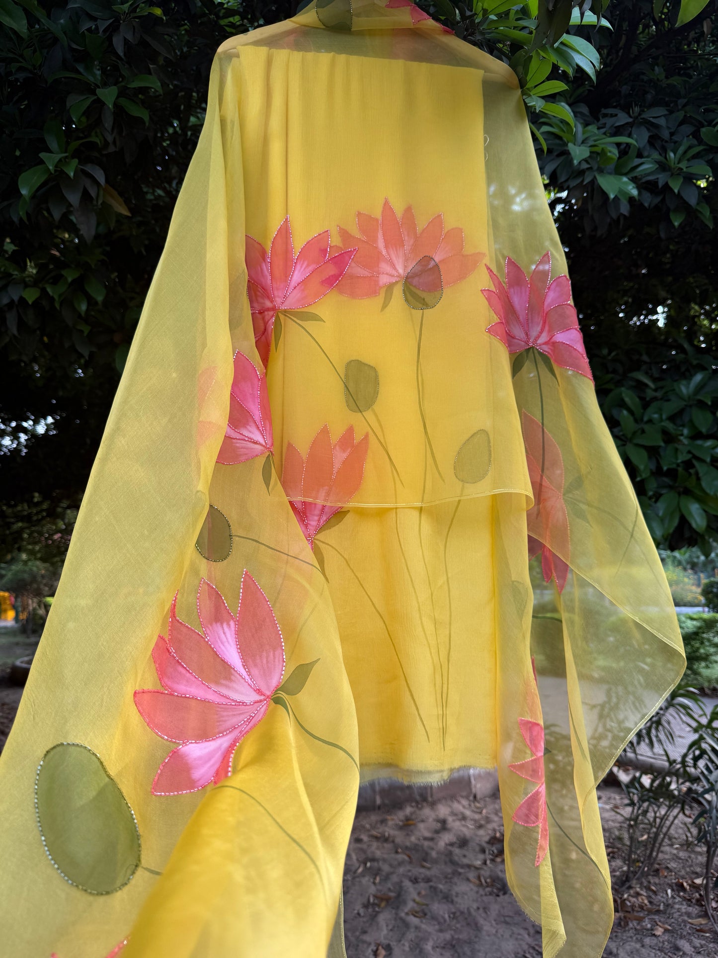 Lotus Chiffon Suit