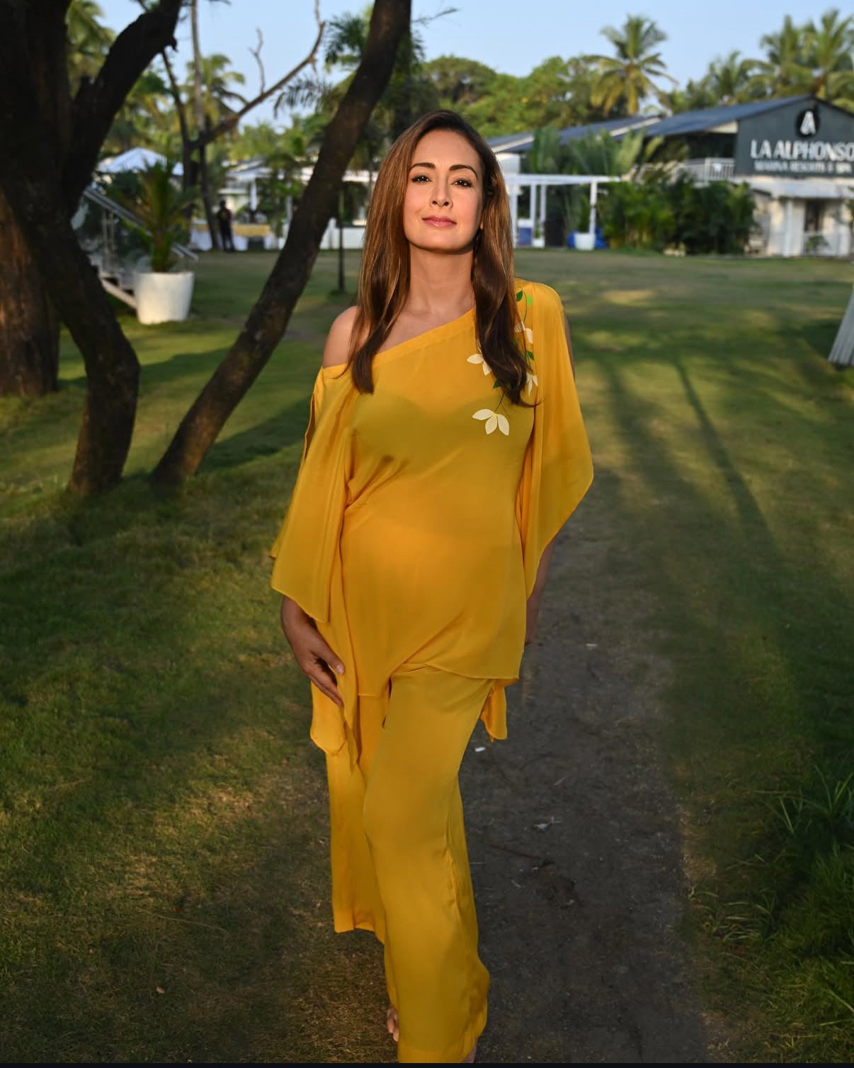 Bougainvillea Crepe Co-ord Set