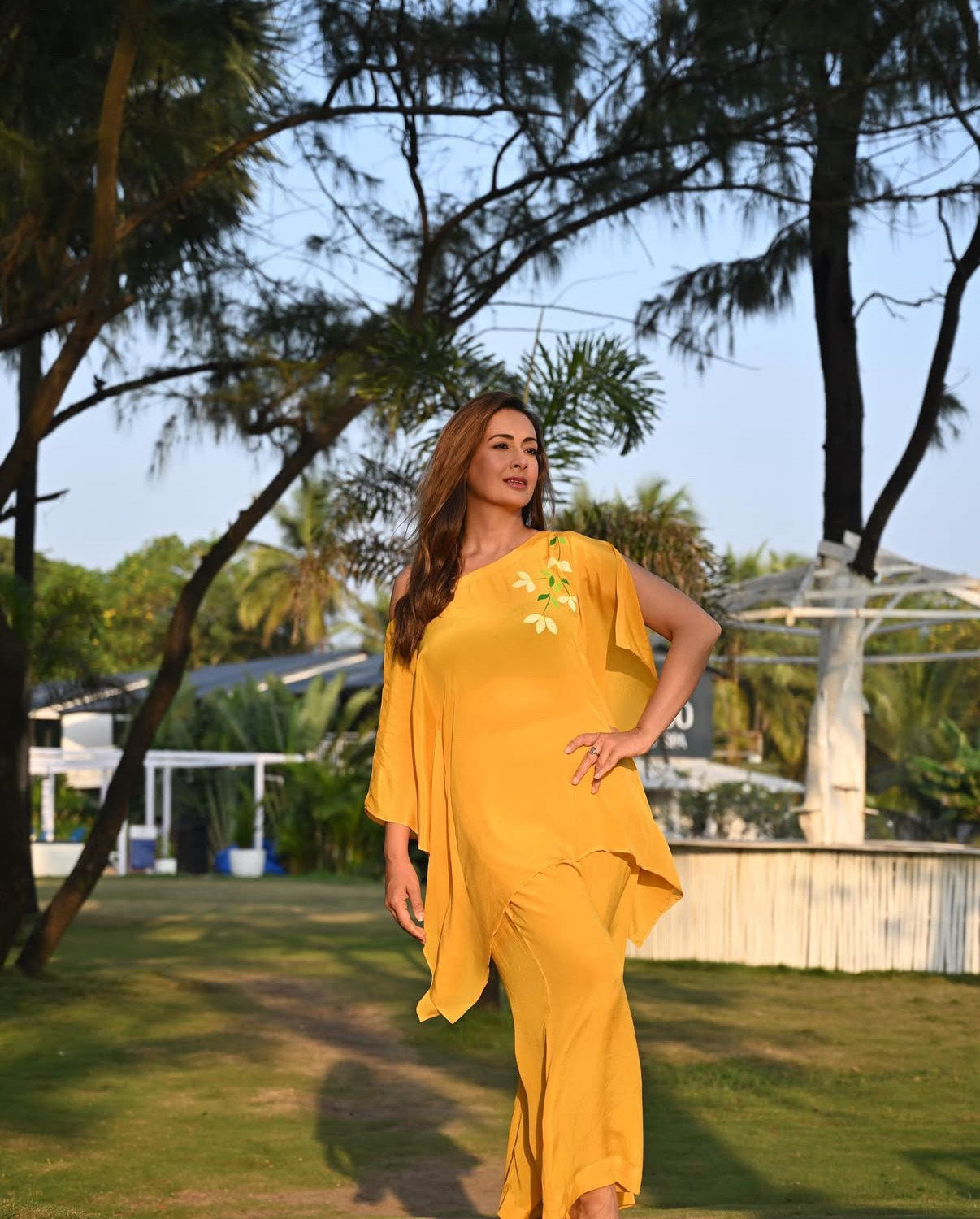 Bougainvillea Crepe Co-ord Set