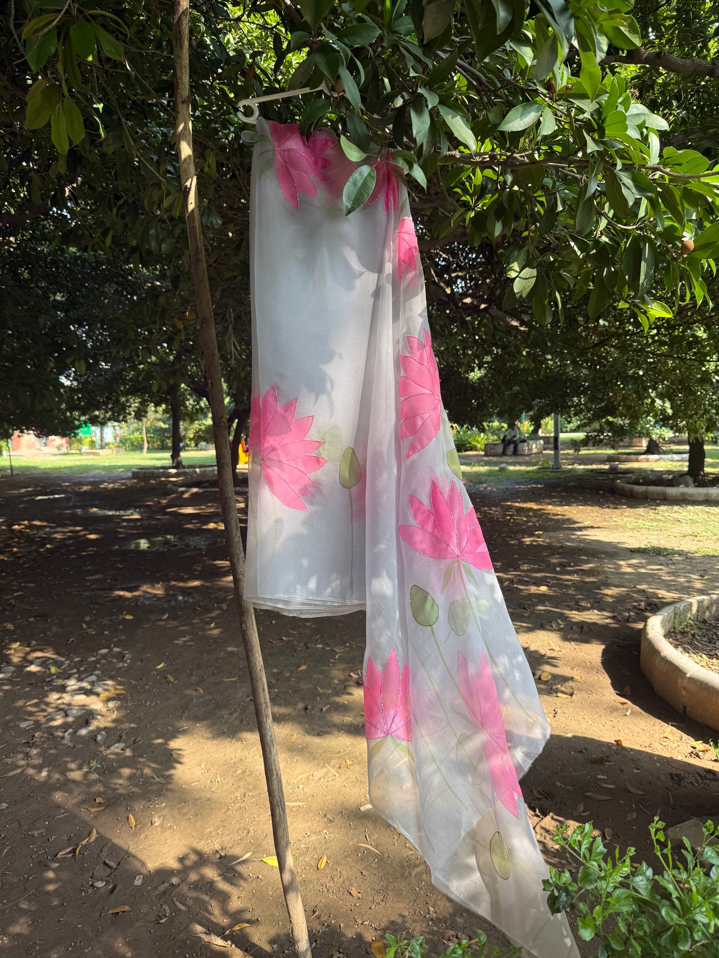 Lotus Organza Saree