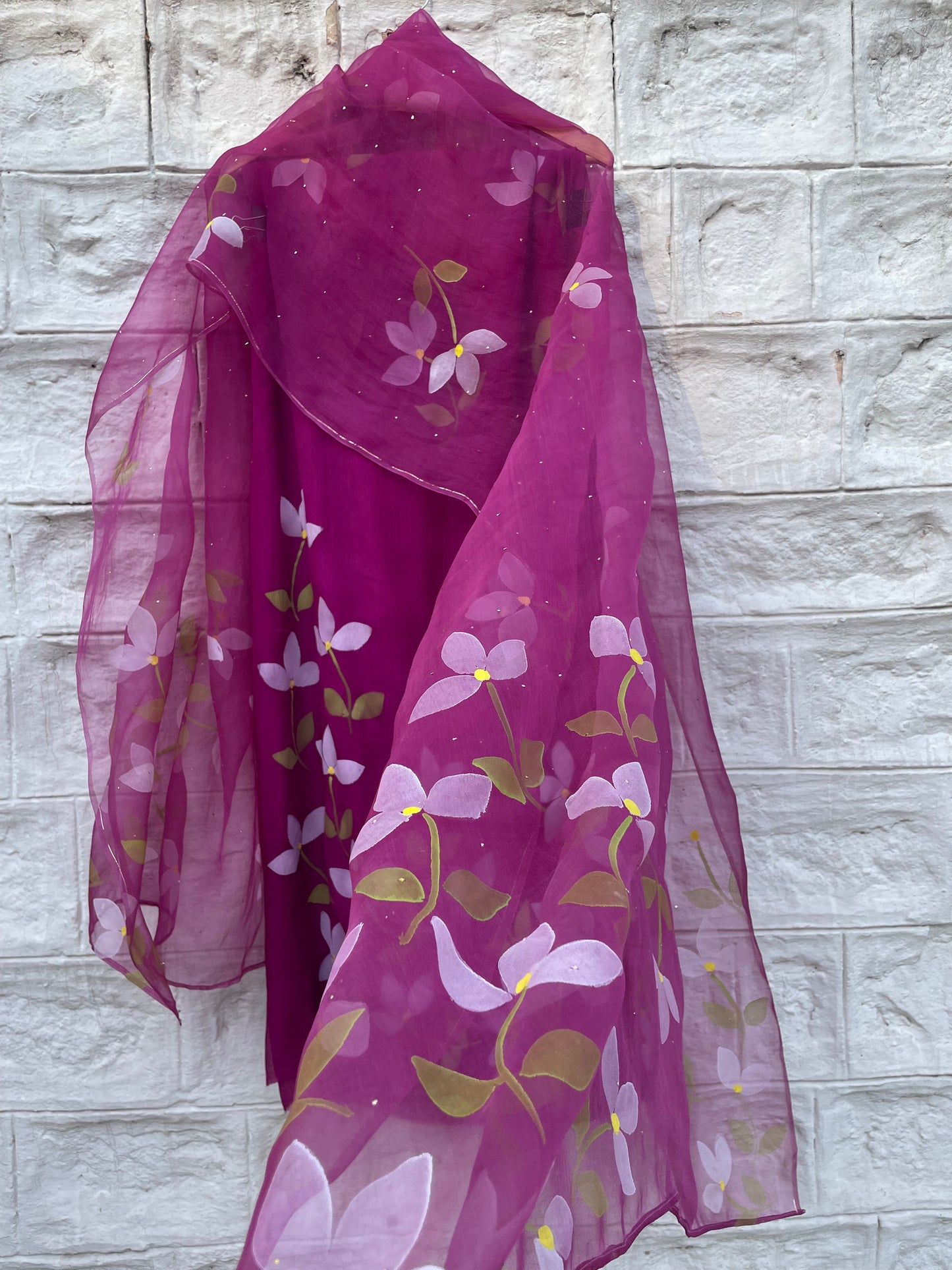 Bougainvillea Chiffon Suit