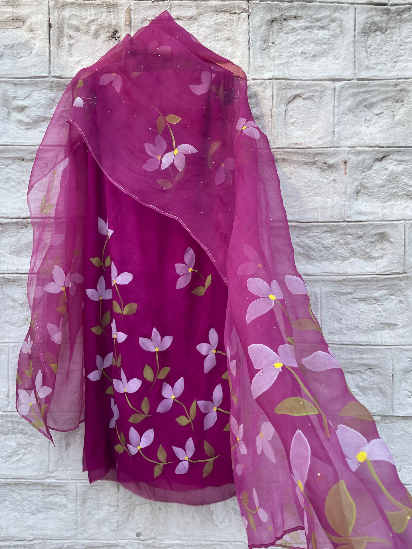 Bougainvillea Chiffon Suit