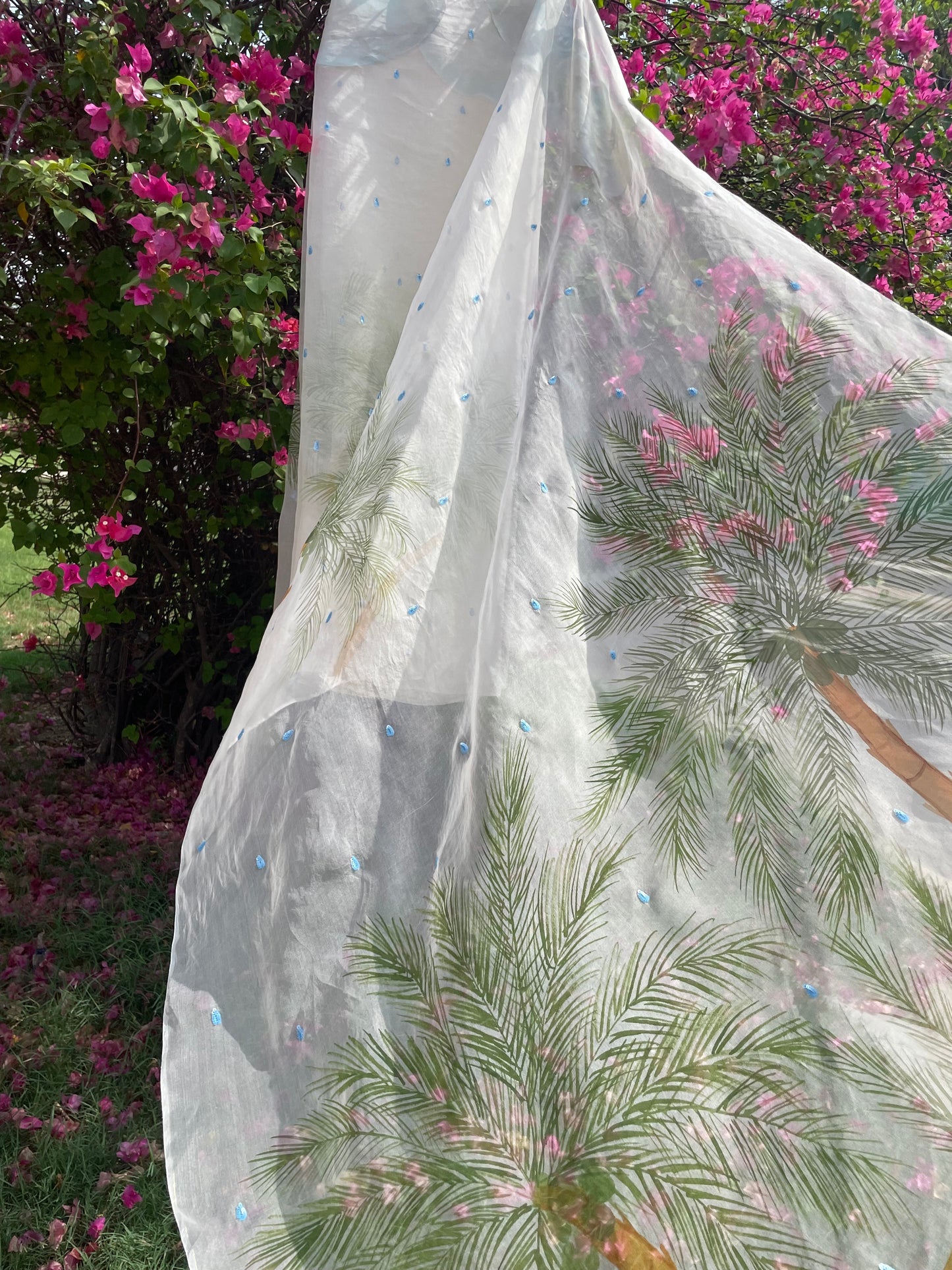 Rain & tree Organza Saree