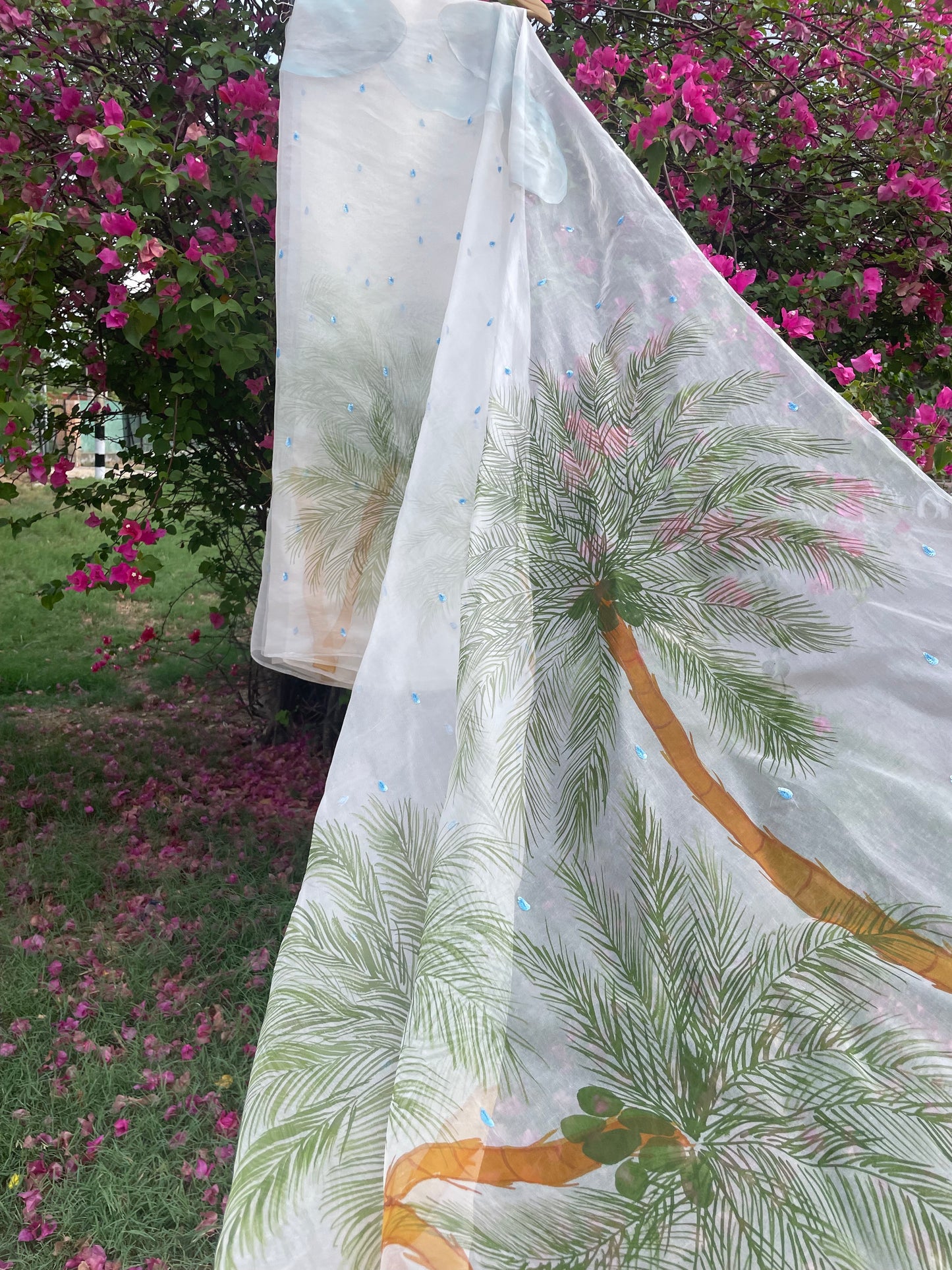 Rain & tree Organza Saree