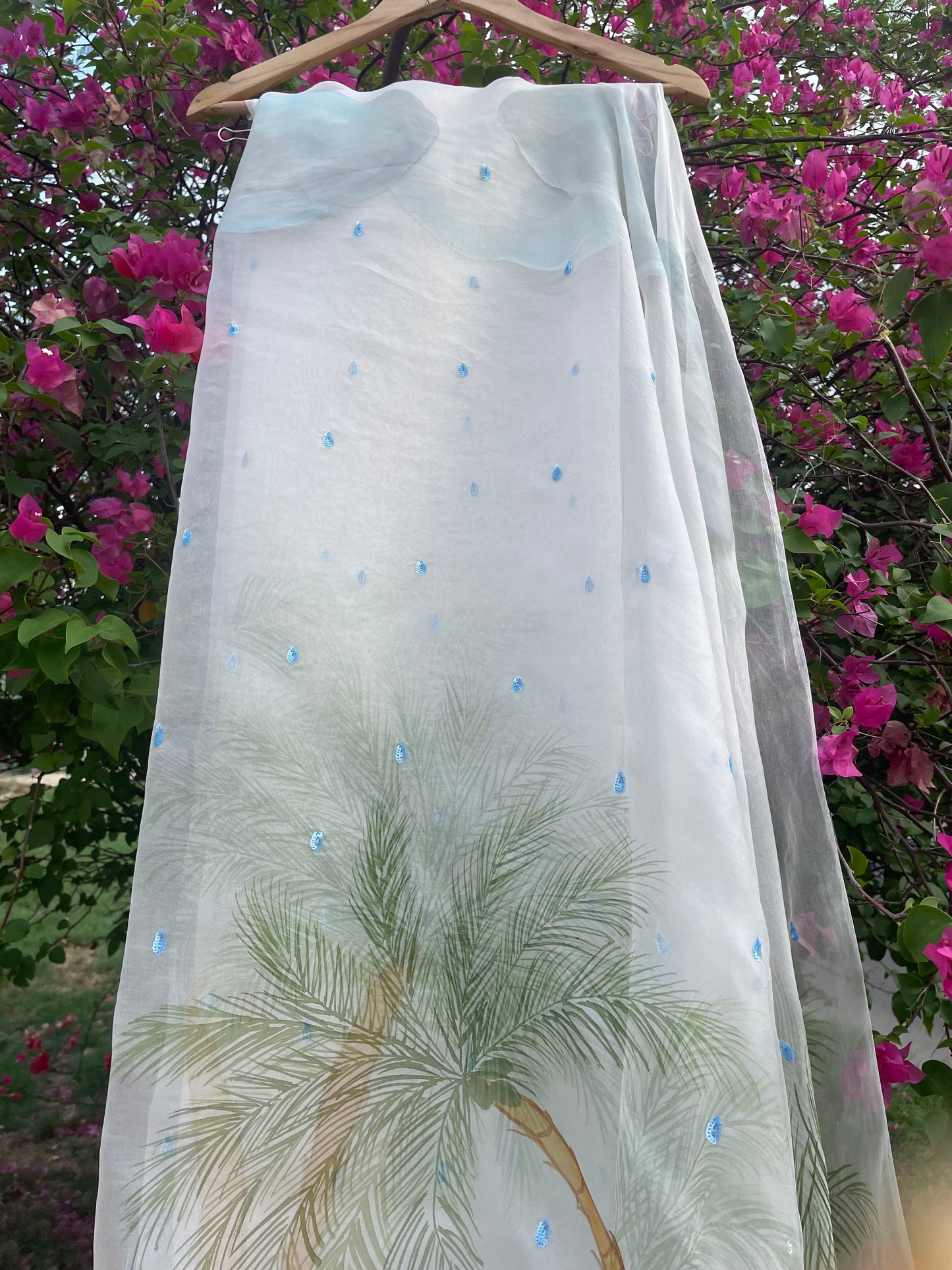 Rain & tree Organza Saree