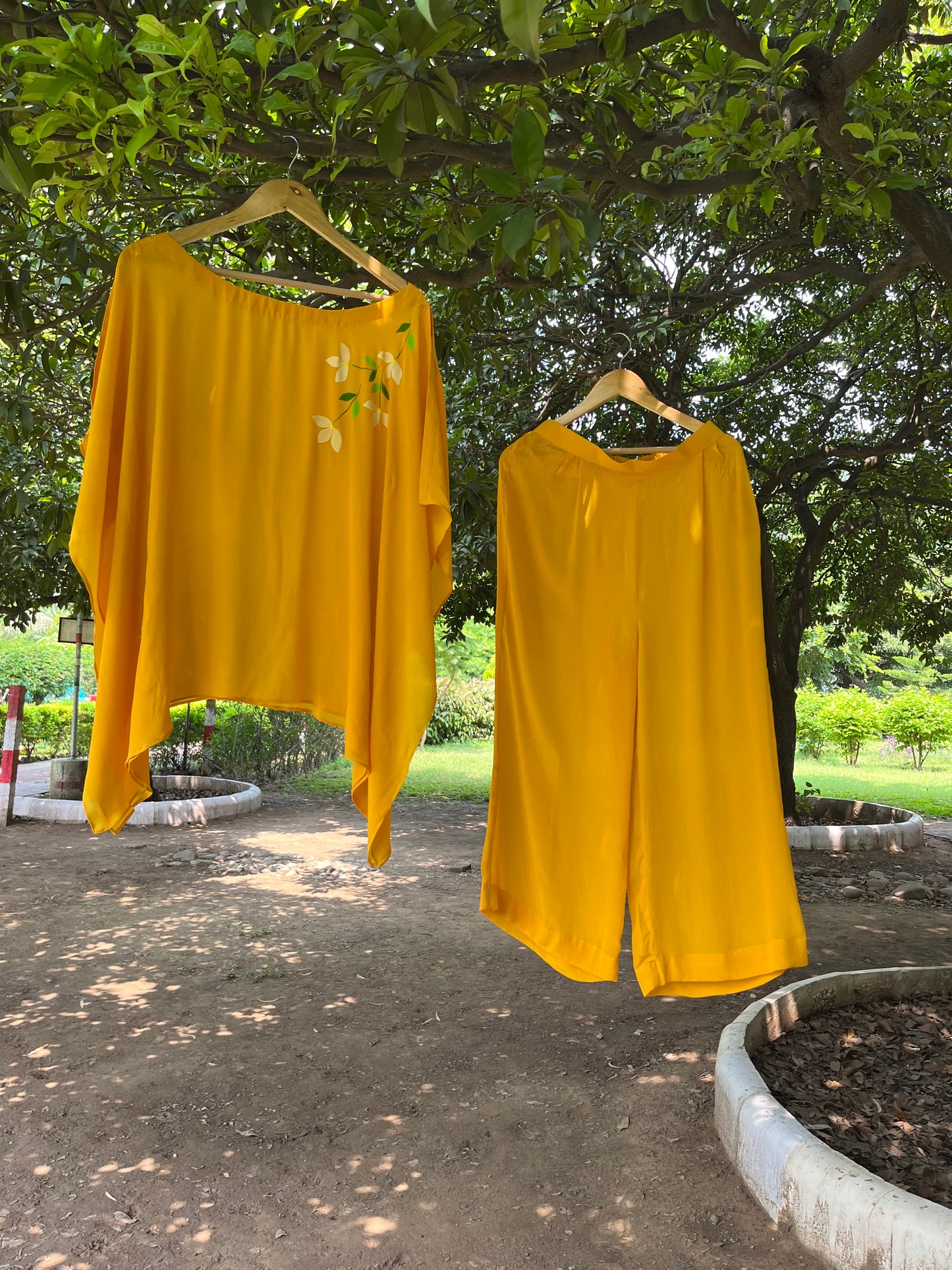 Bougainvillea Crepe Co-ord Set
