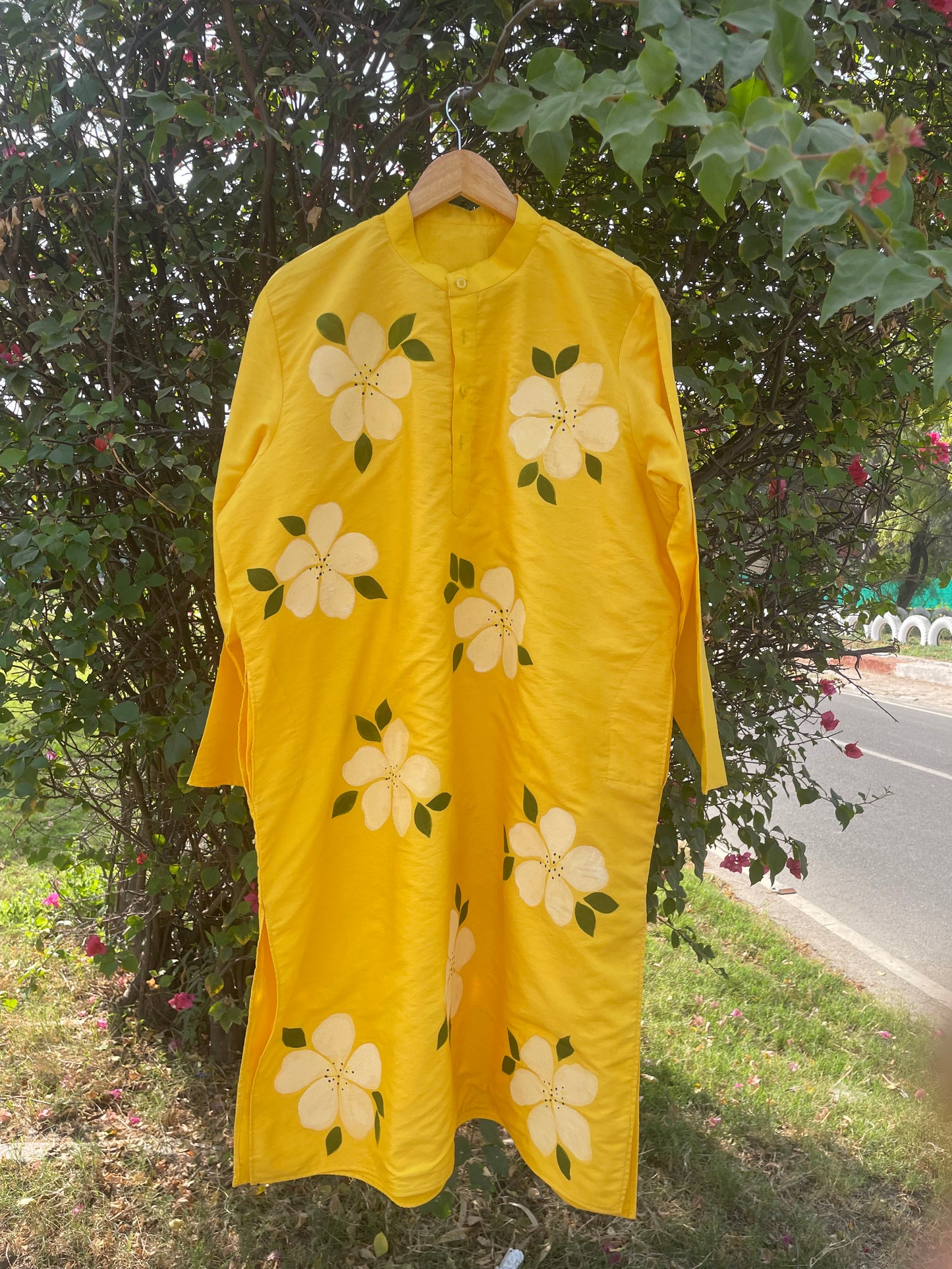 Hibiscus Cotton Kurta