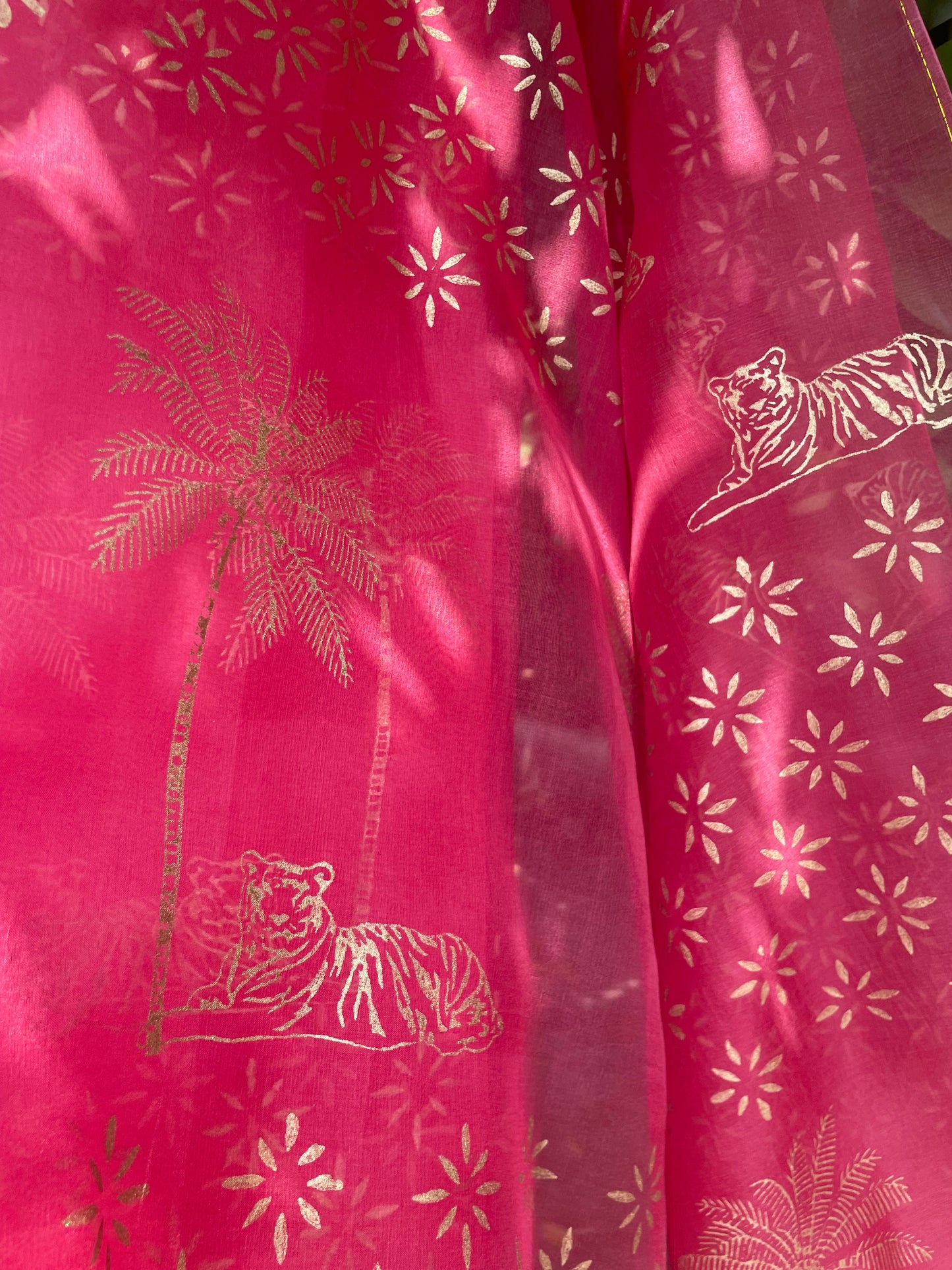 Tiger & Tree Organza Saree