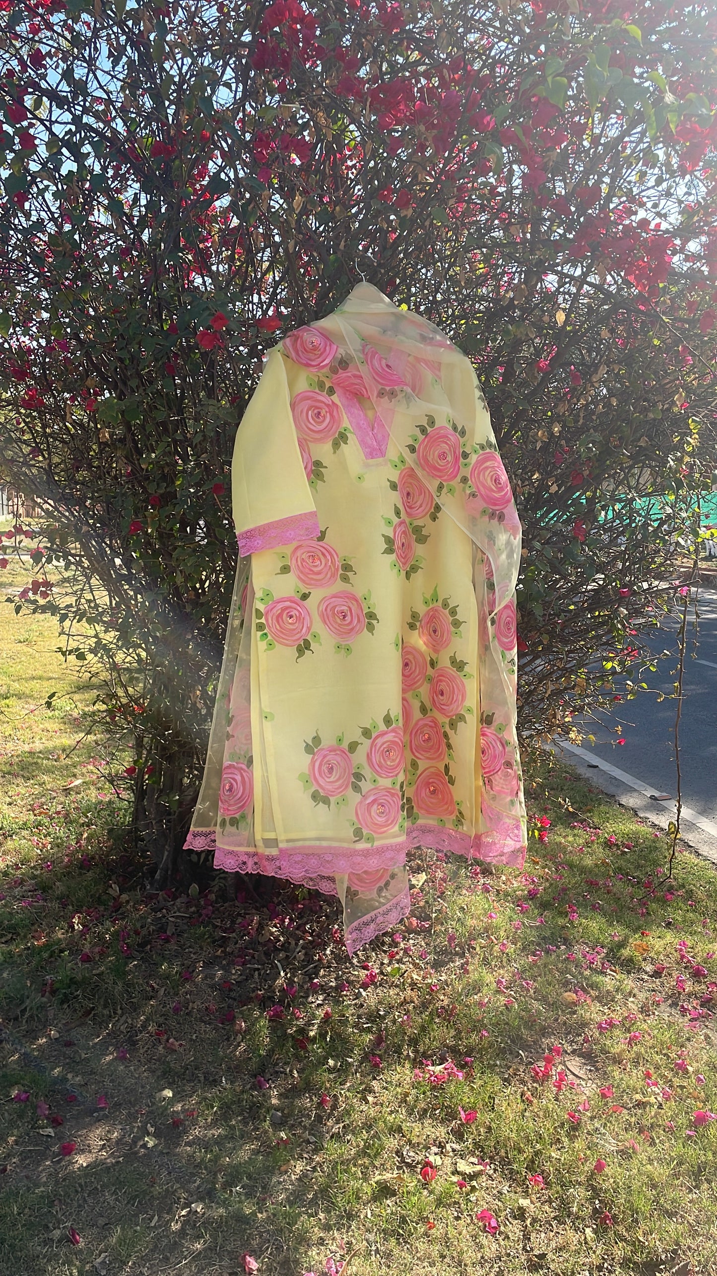 Roses Organza Suit