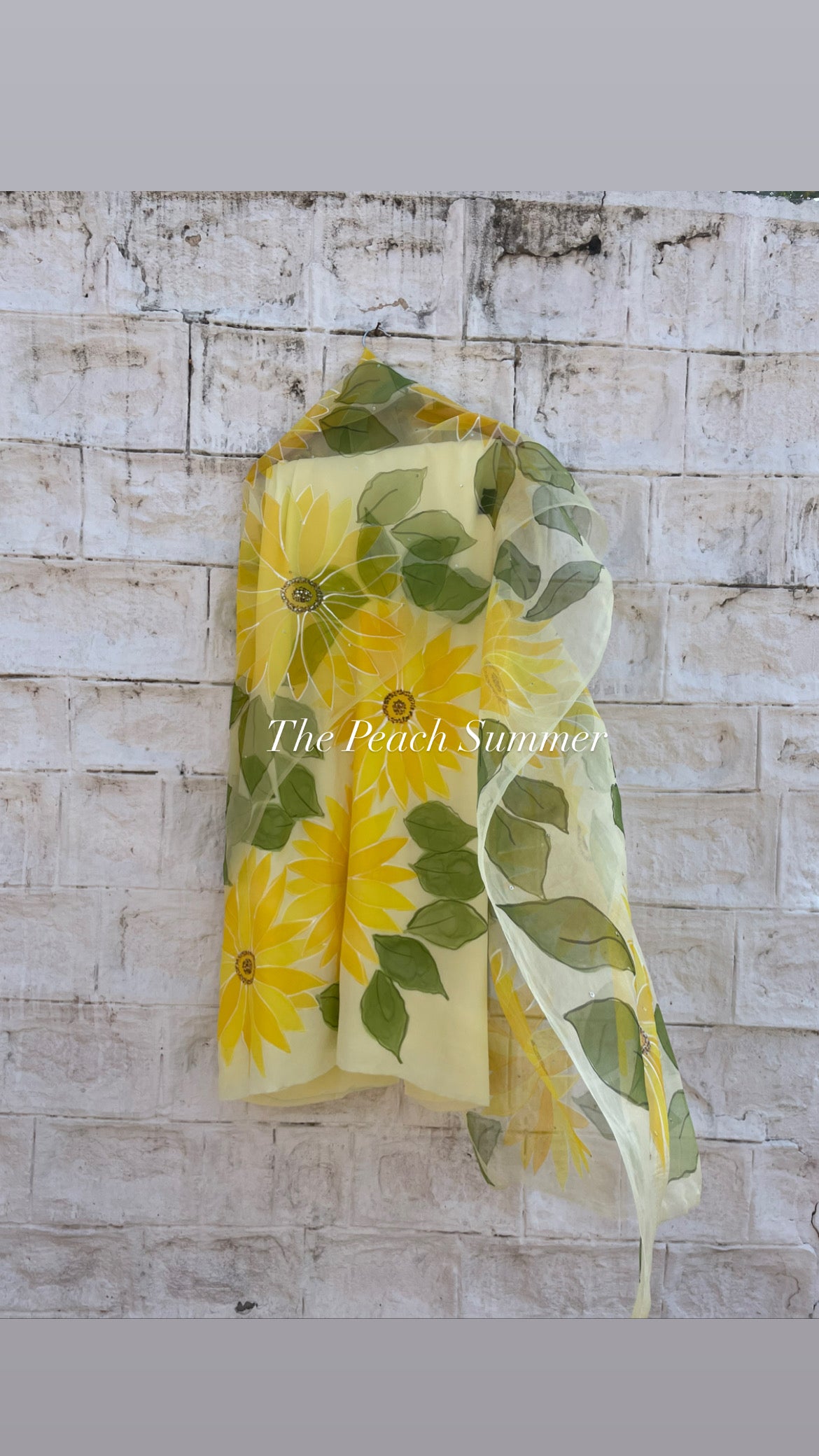 Sunflower Crepe Suit