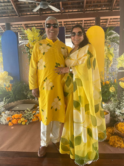 Hibiscus Cotton Kurta