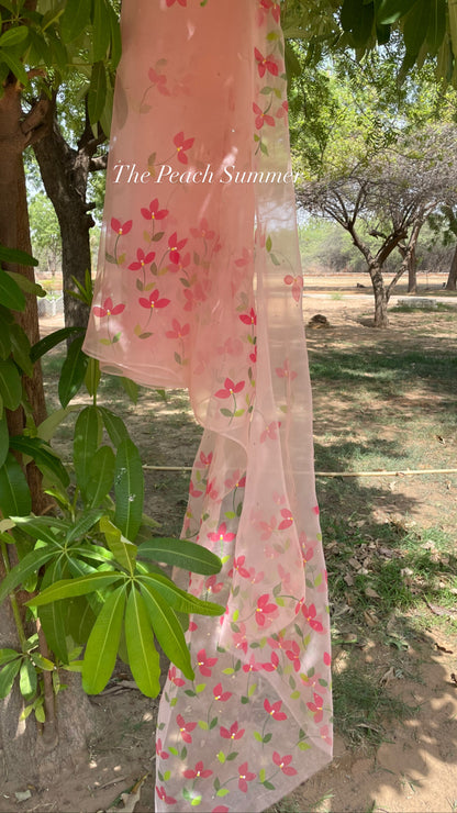Bougainvillea Organza Saree
