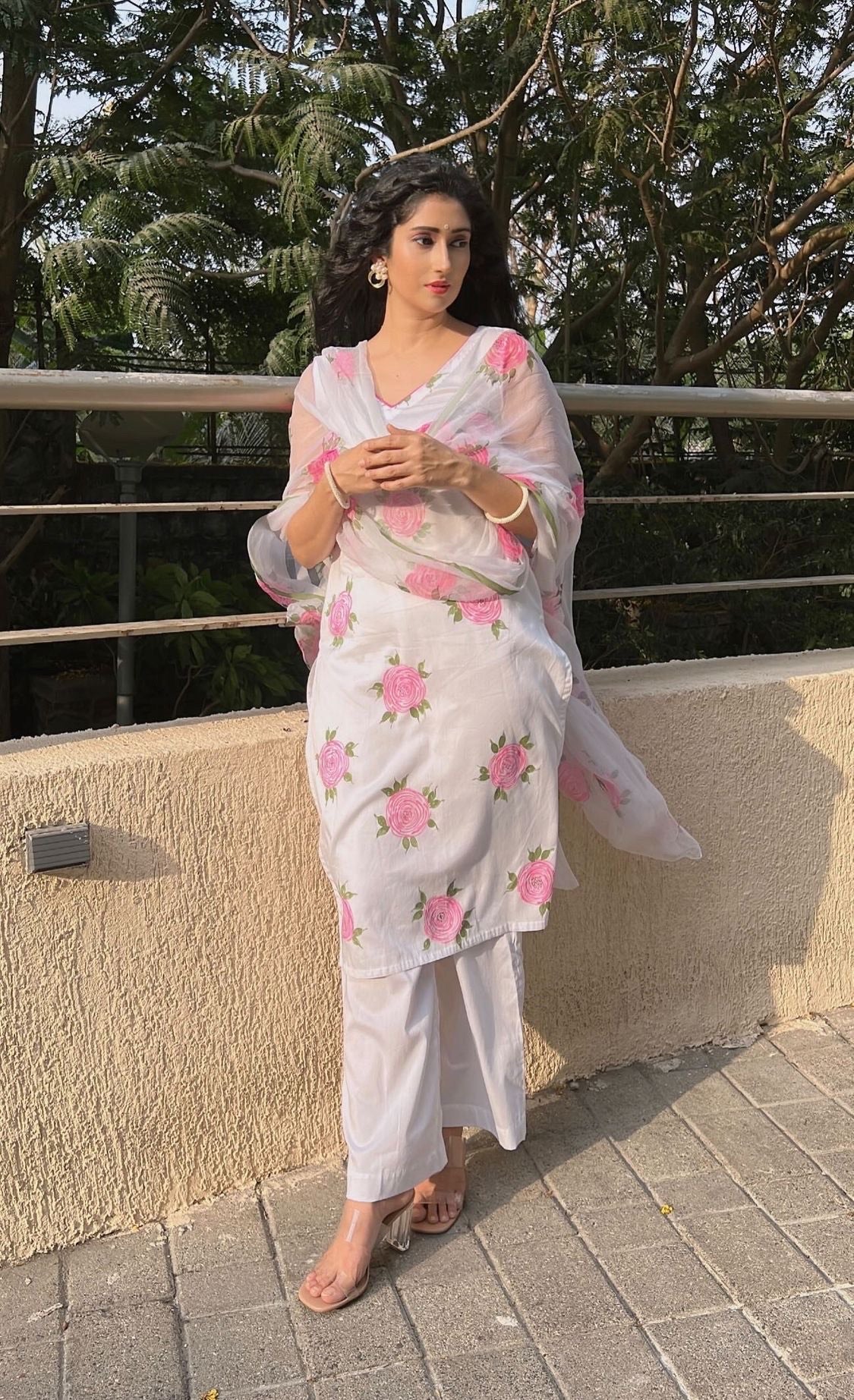 Roses Cotton Suit