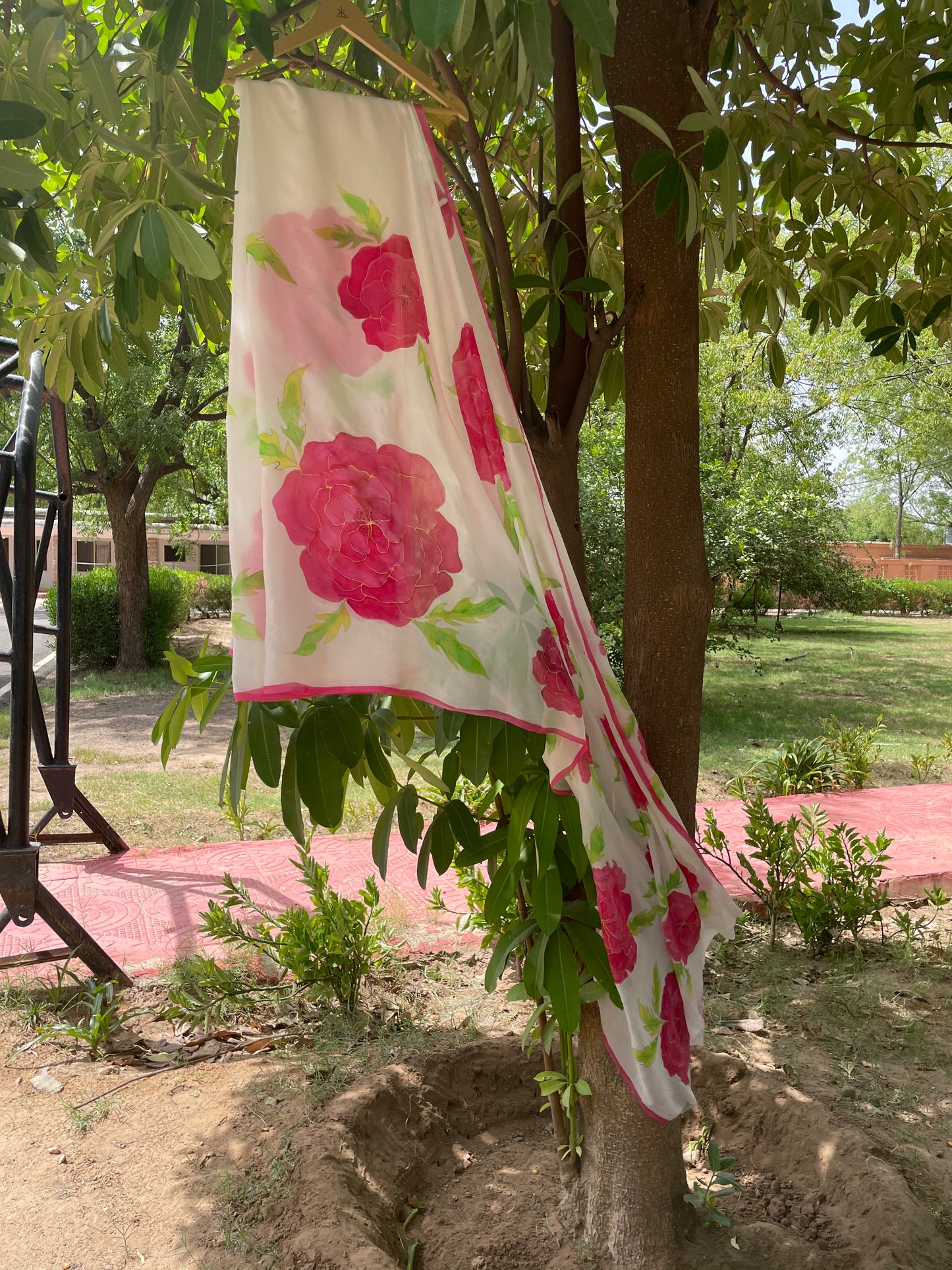 Camellia Chiffon Saree