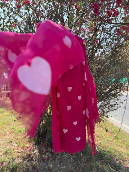 Heart Chiffon Suit