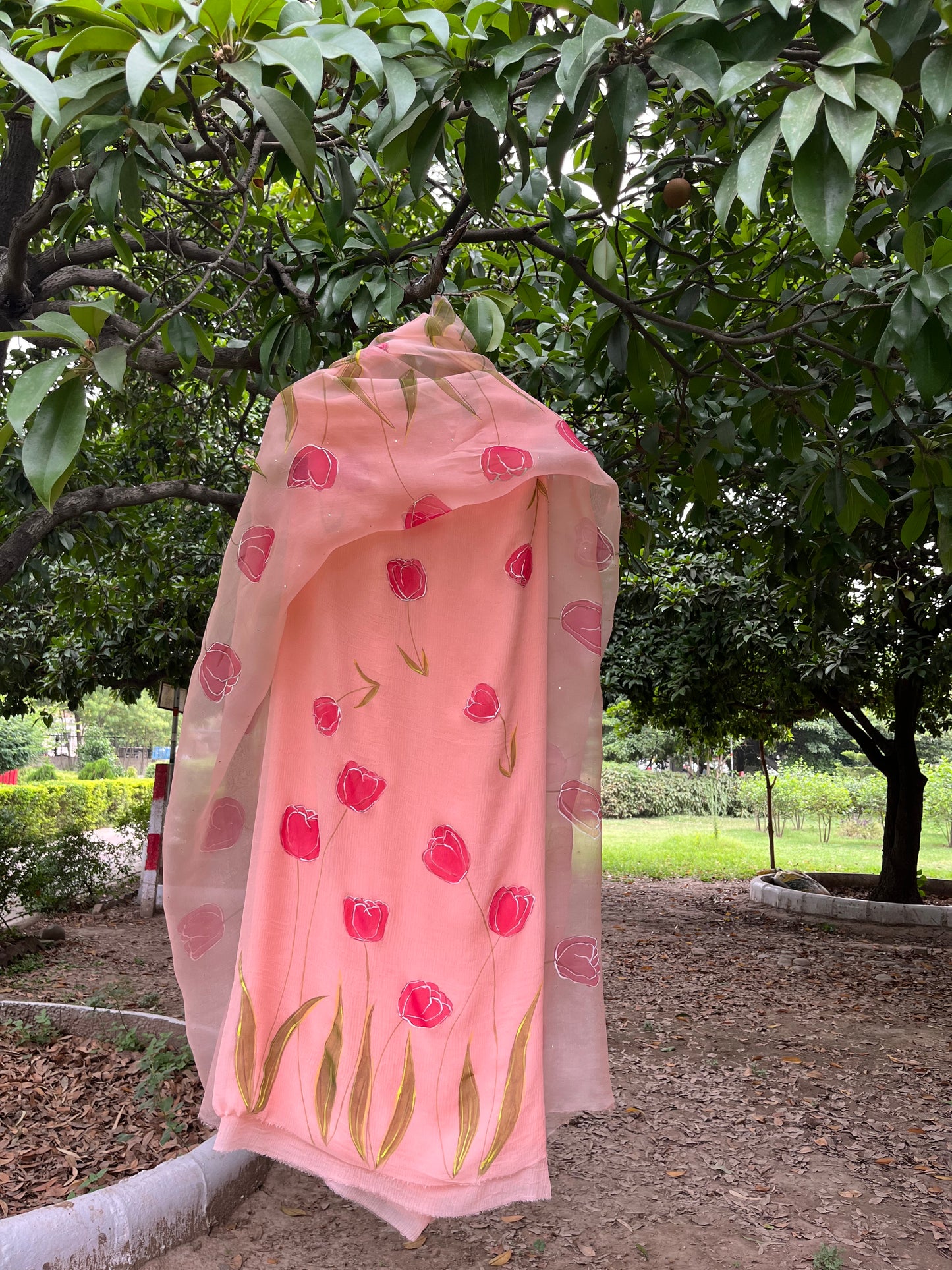 Tulips Chiffon Suit