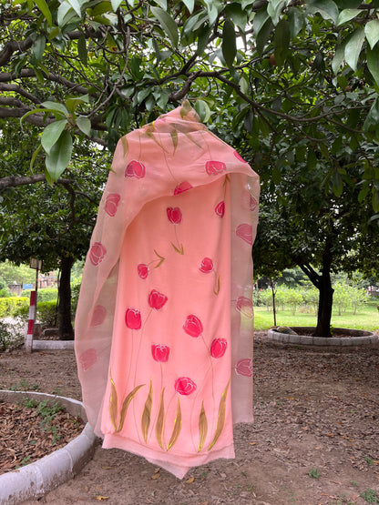 Tulips Chiffon Suit
