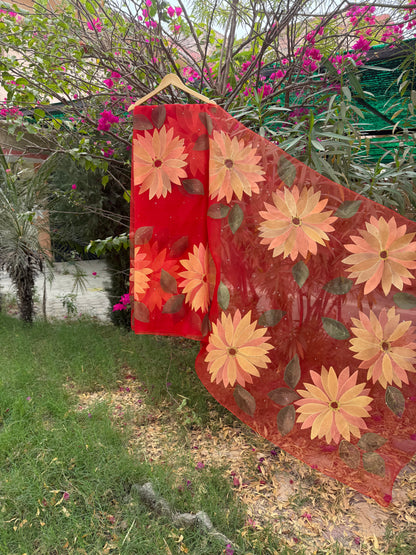 Sunflower Organza Sares