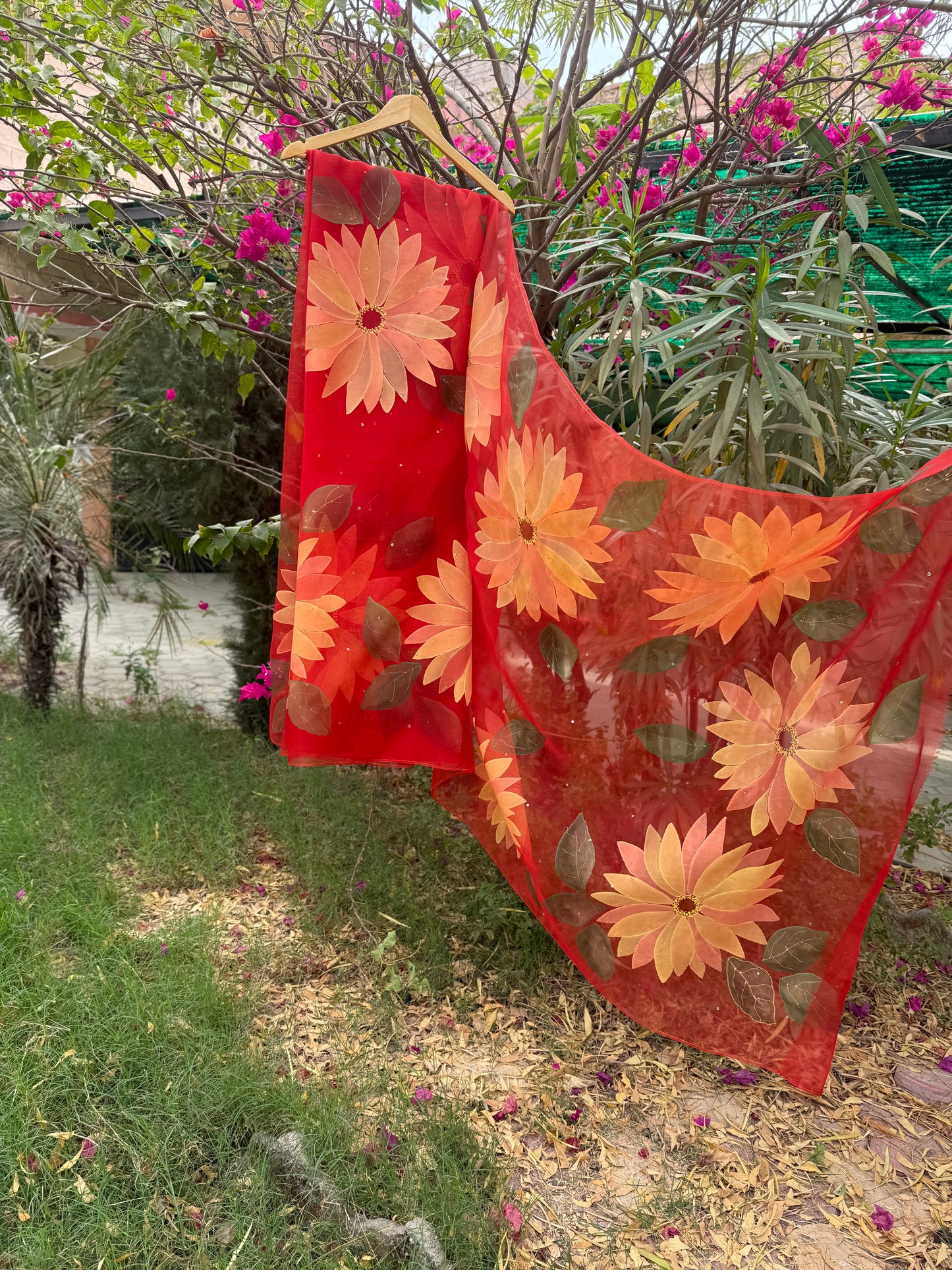 Sunflower Organza Sares