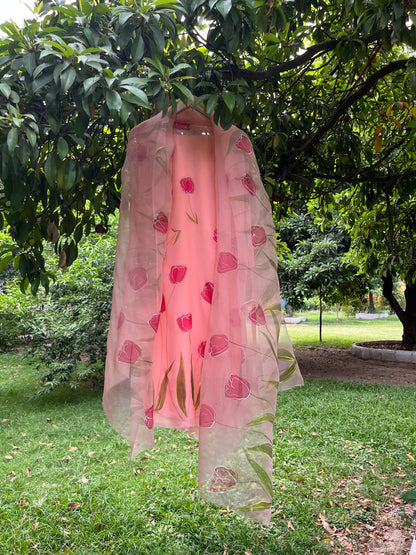 Tulips Chiffon Suit