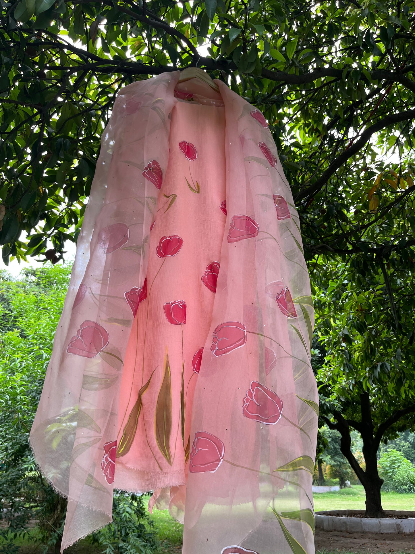 Tulips Chiffon Suit