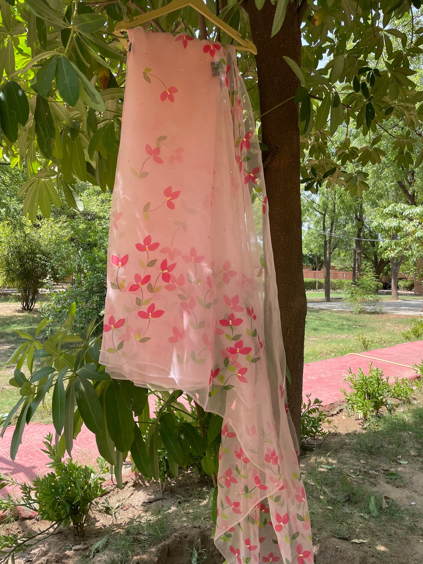 Bougainvillea Organza Saree