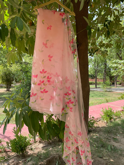Bougainvillea Organza Saree