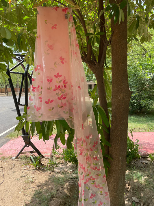 Bougainvillea Organza Saree