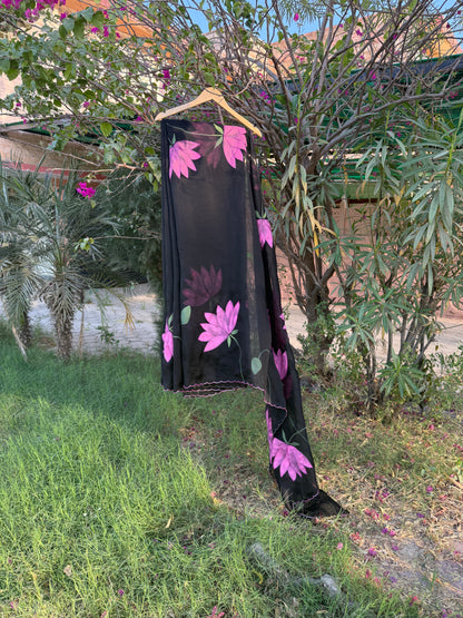 Lotus Organza Saree