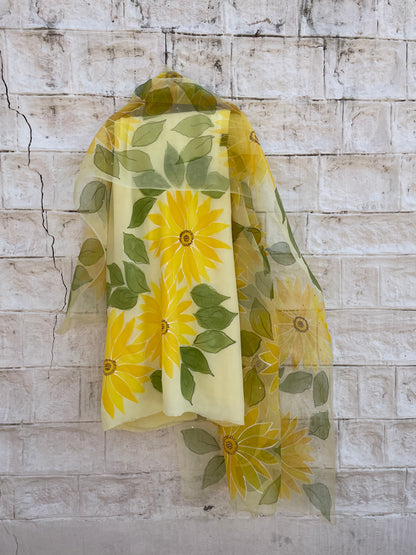 Sunflower Crepe Suit