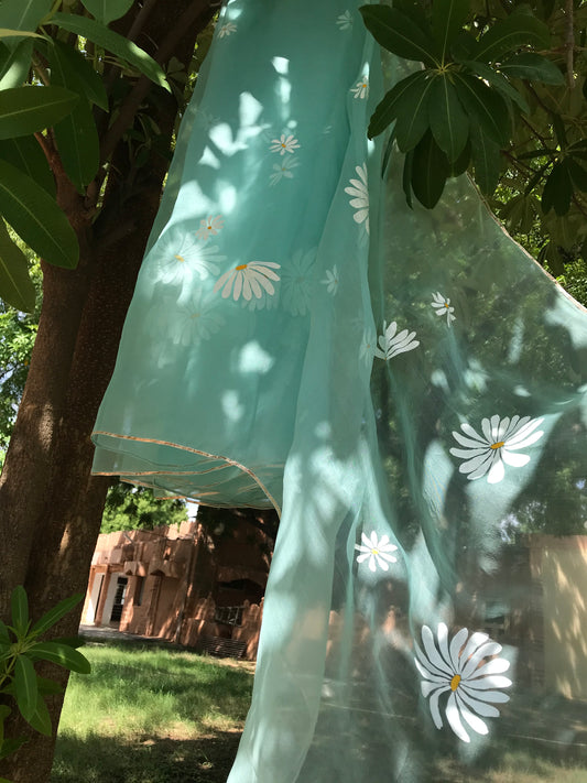 Daisy Organza Saree