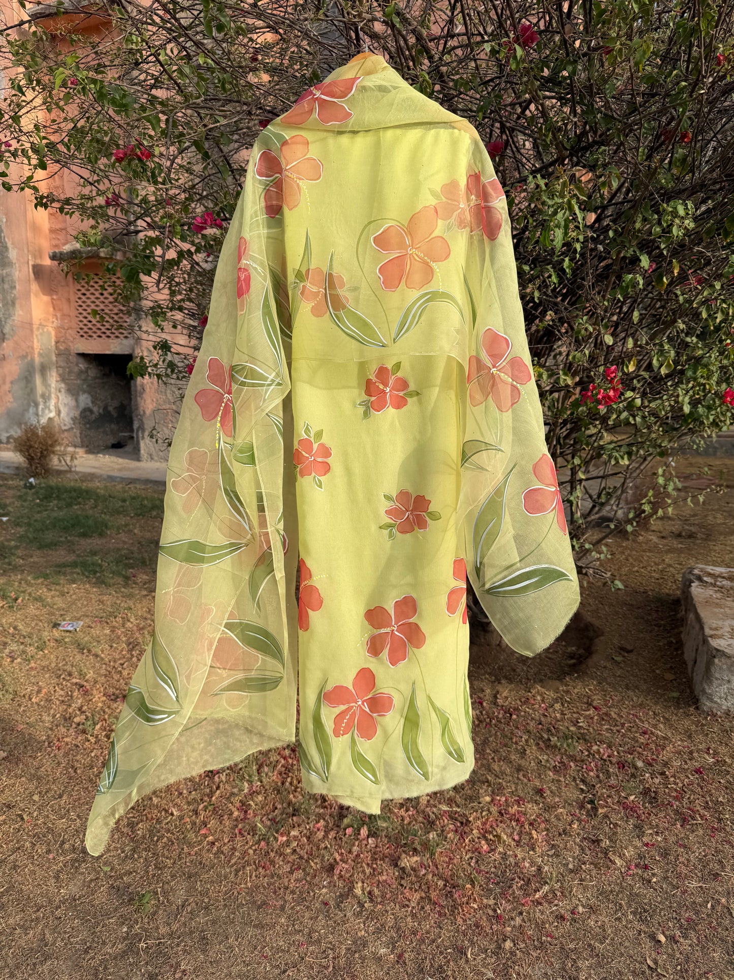 Hibiscus Chiffon Suit